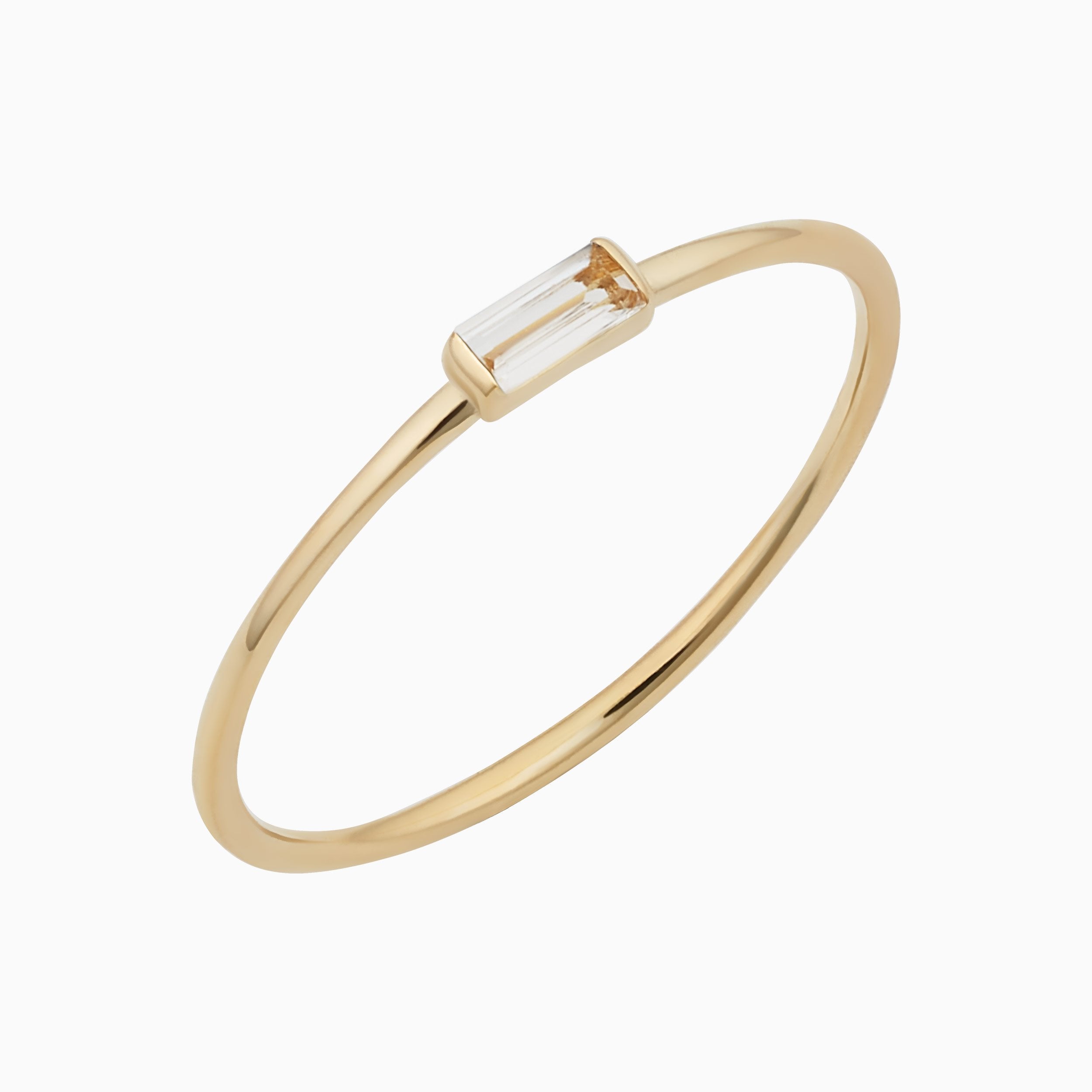 #color_Yellow Gold, White Topaz