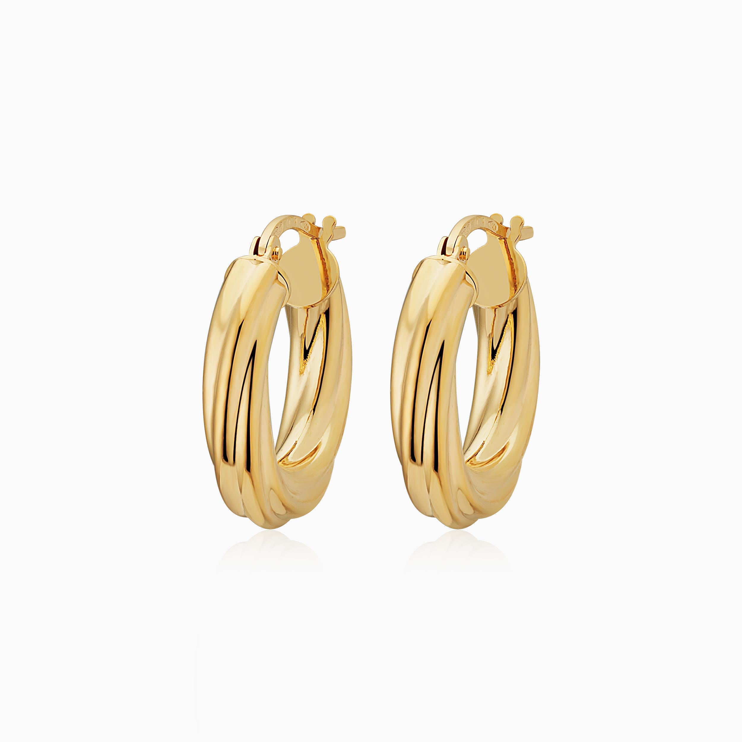 With A Twist Midi Hoops