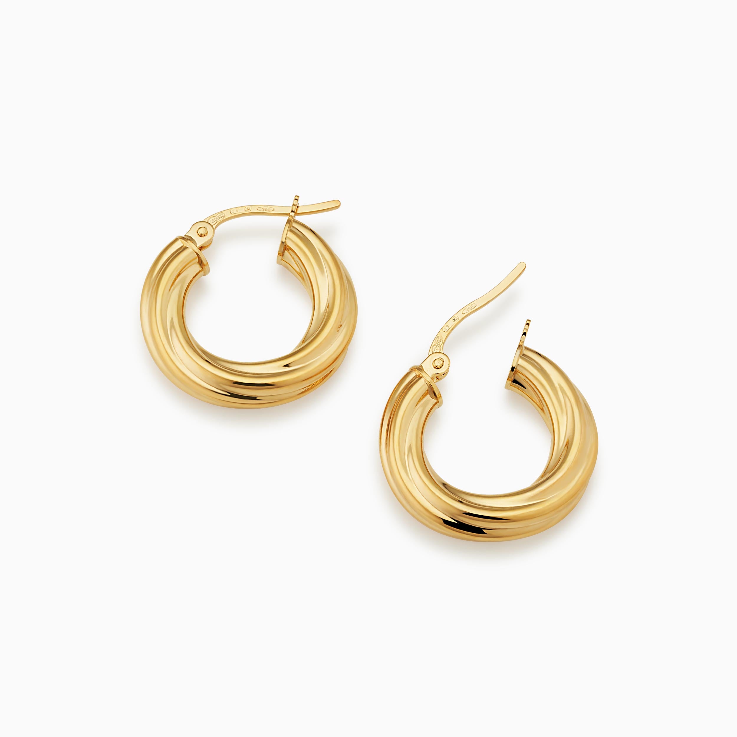 With A Twist Midi Hoops