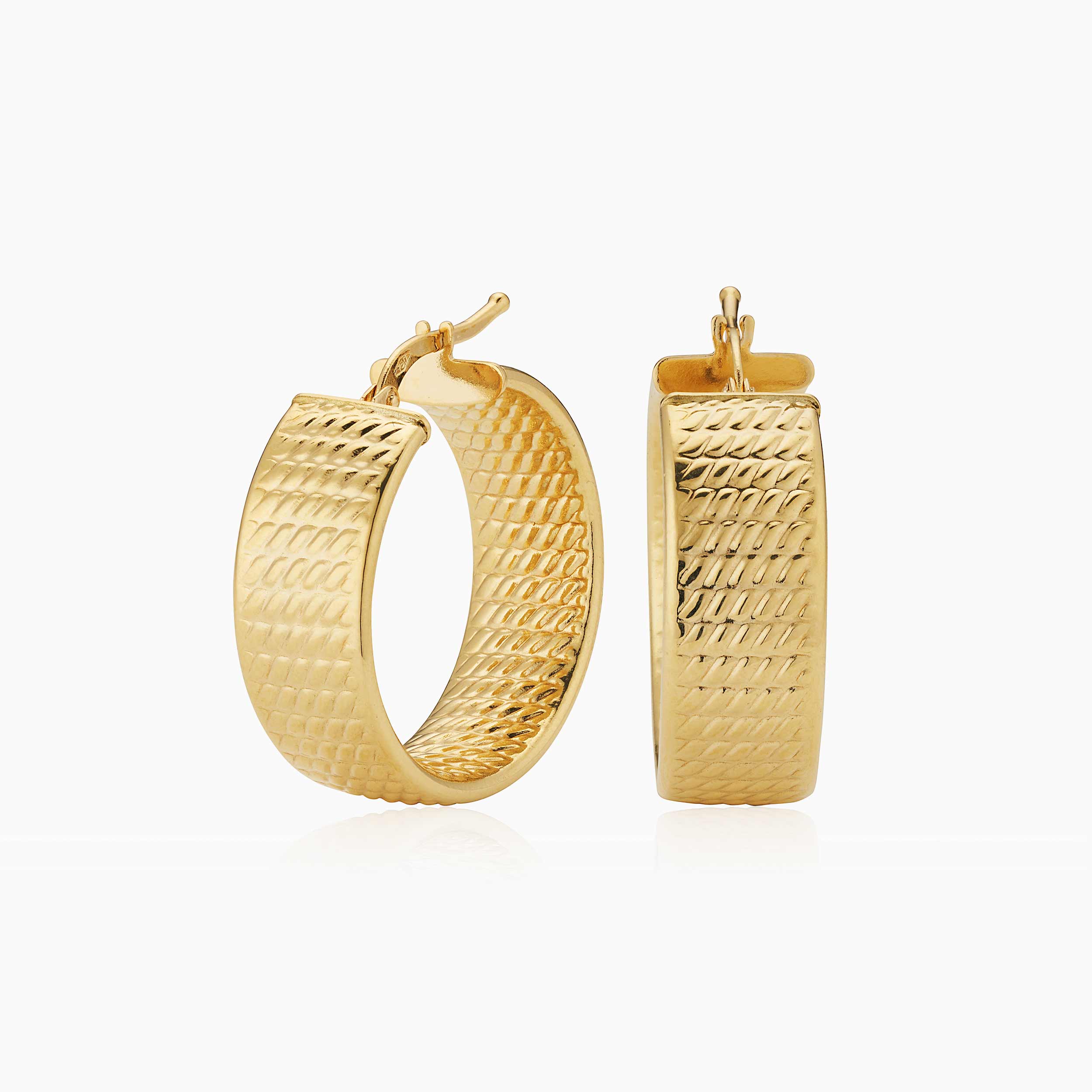 Moto Bold Hoops