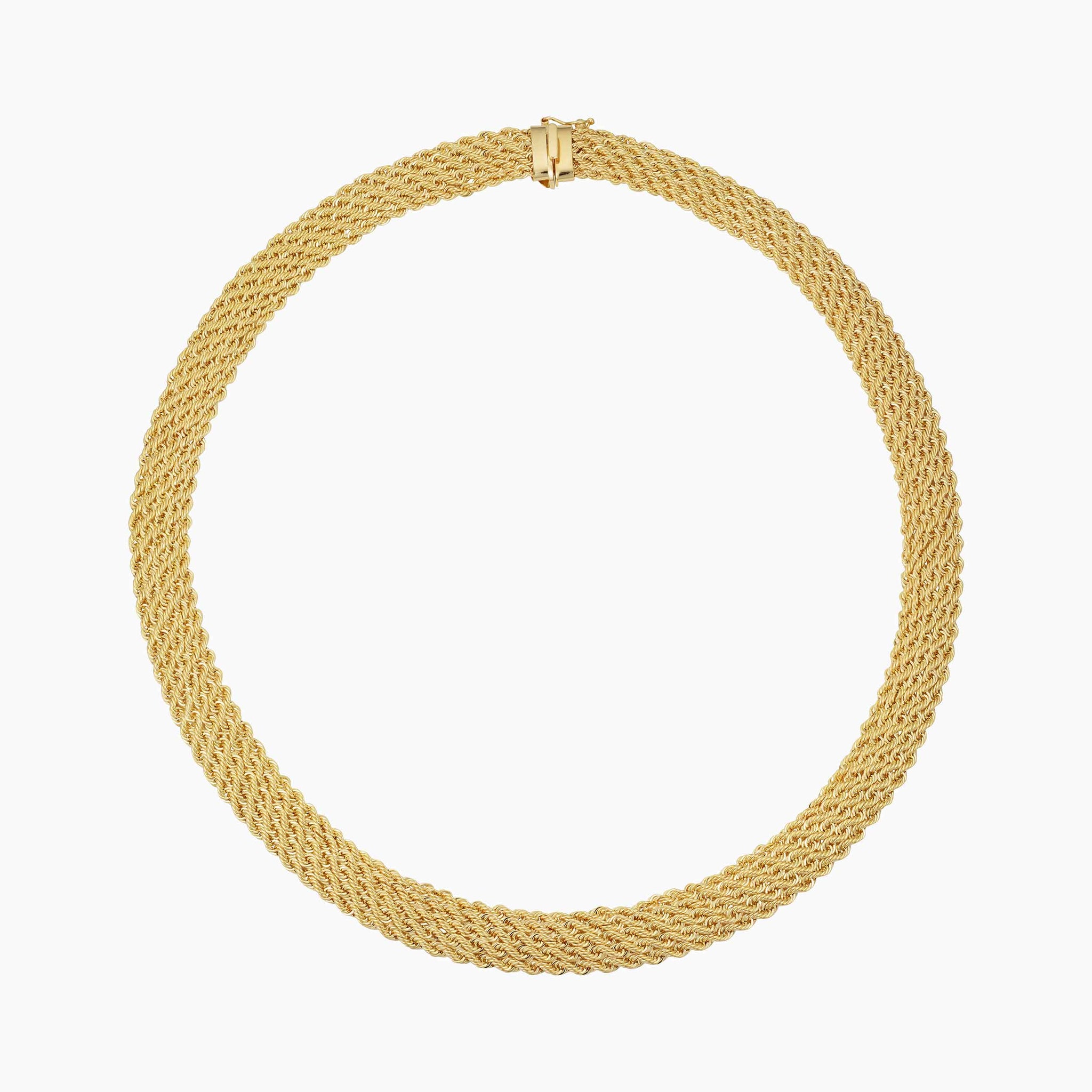 Roman Rope Quartet Necklace