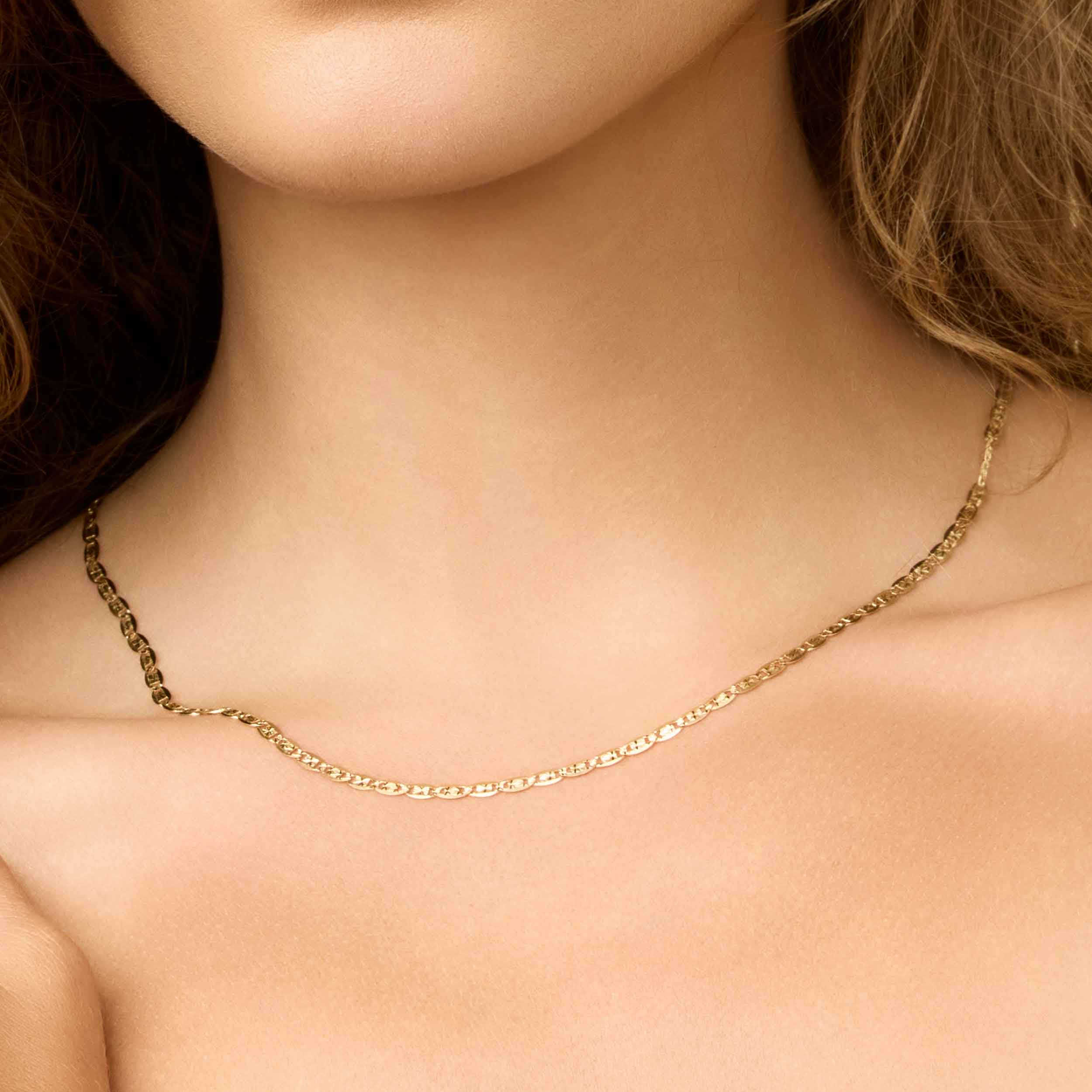 Very Valentino Star Bold Link Necklace