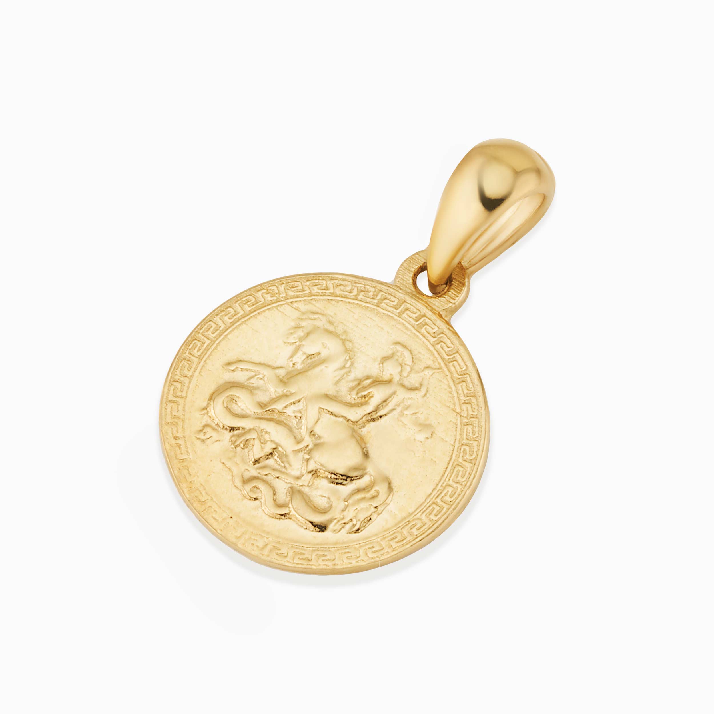 Triumph Coin Pendant Charm