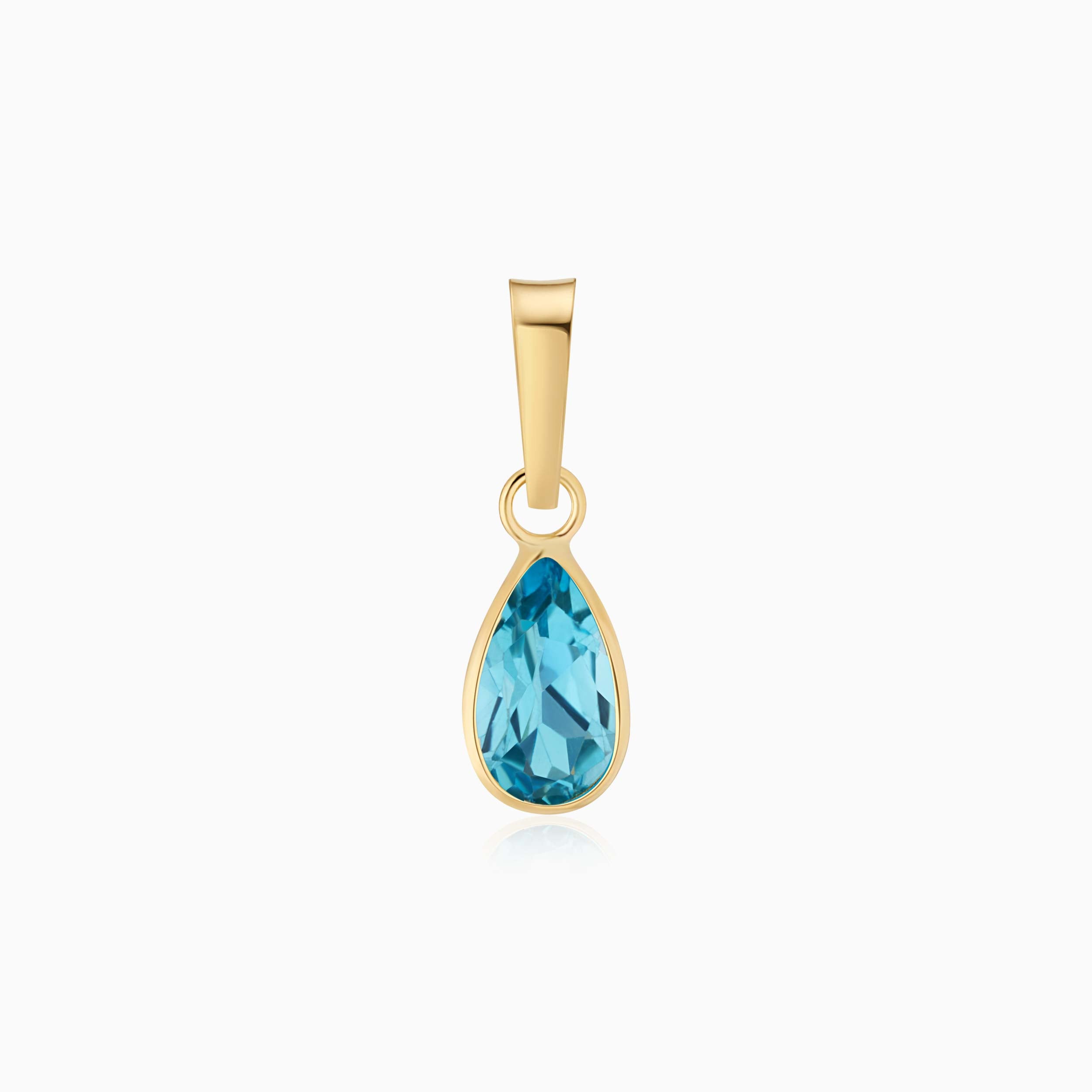 #color_Yellow Gold, Blue Topaz