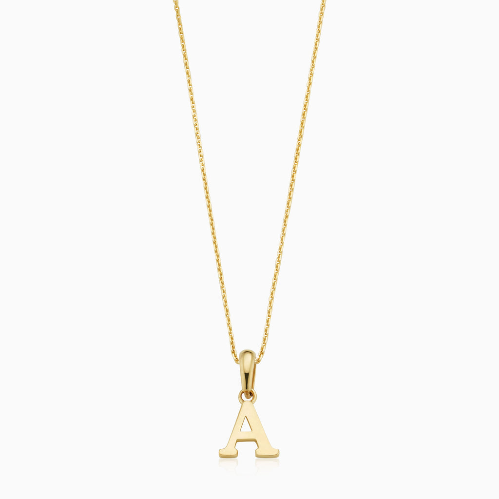 My Letter Initial Pendant Necklace