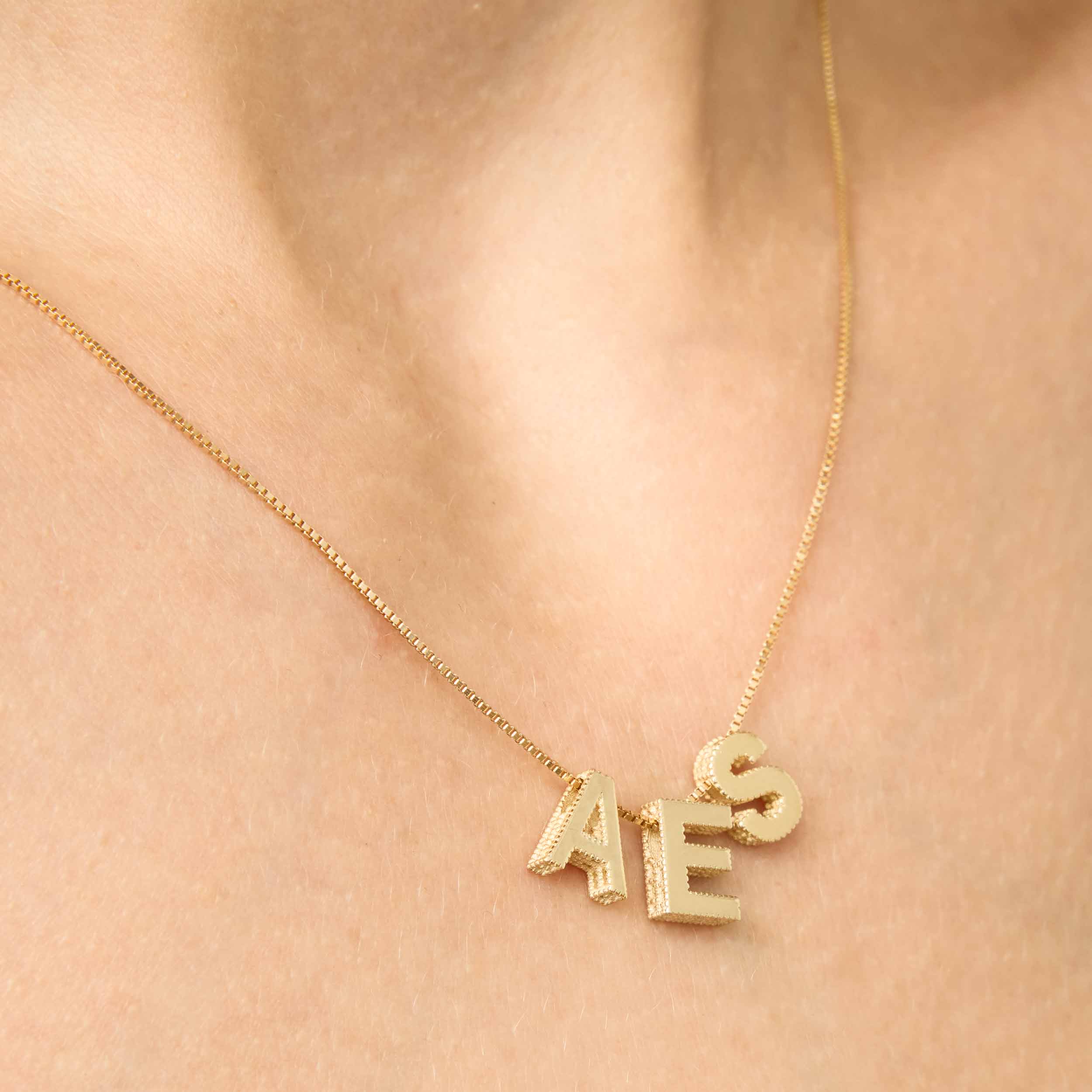 Love Letter Initial Charm Pendant