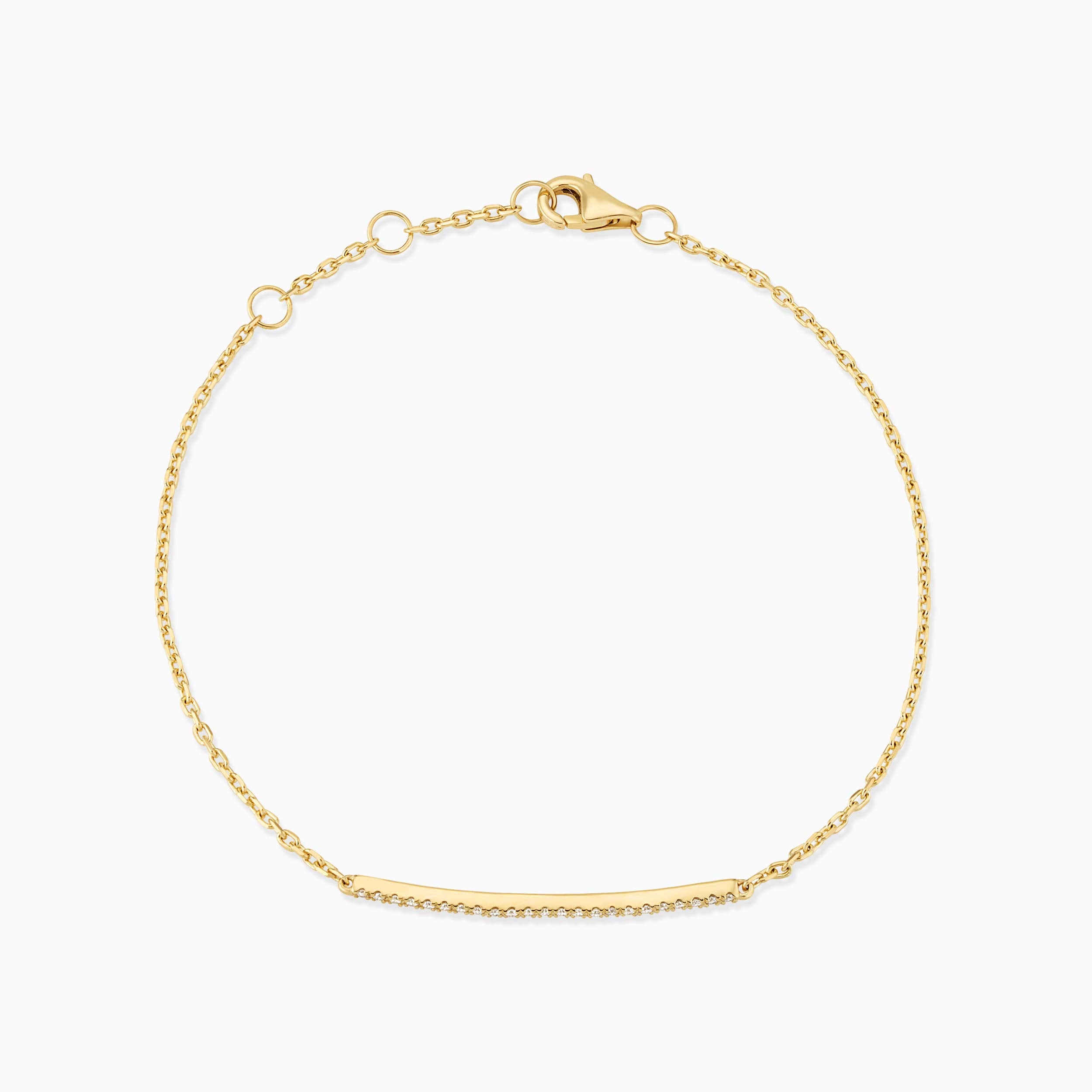 Brooklyn Bar Diamond Bracelet