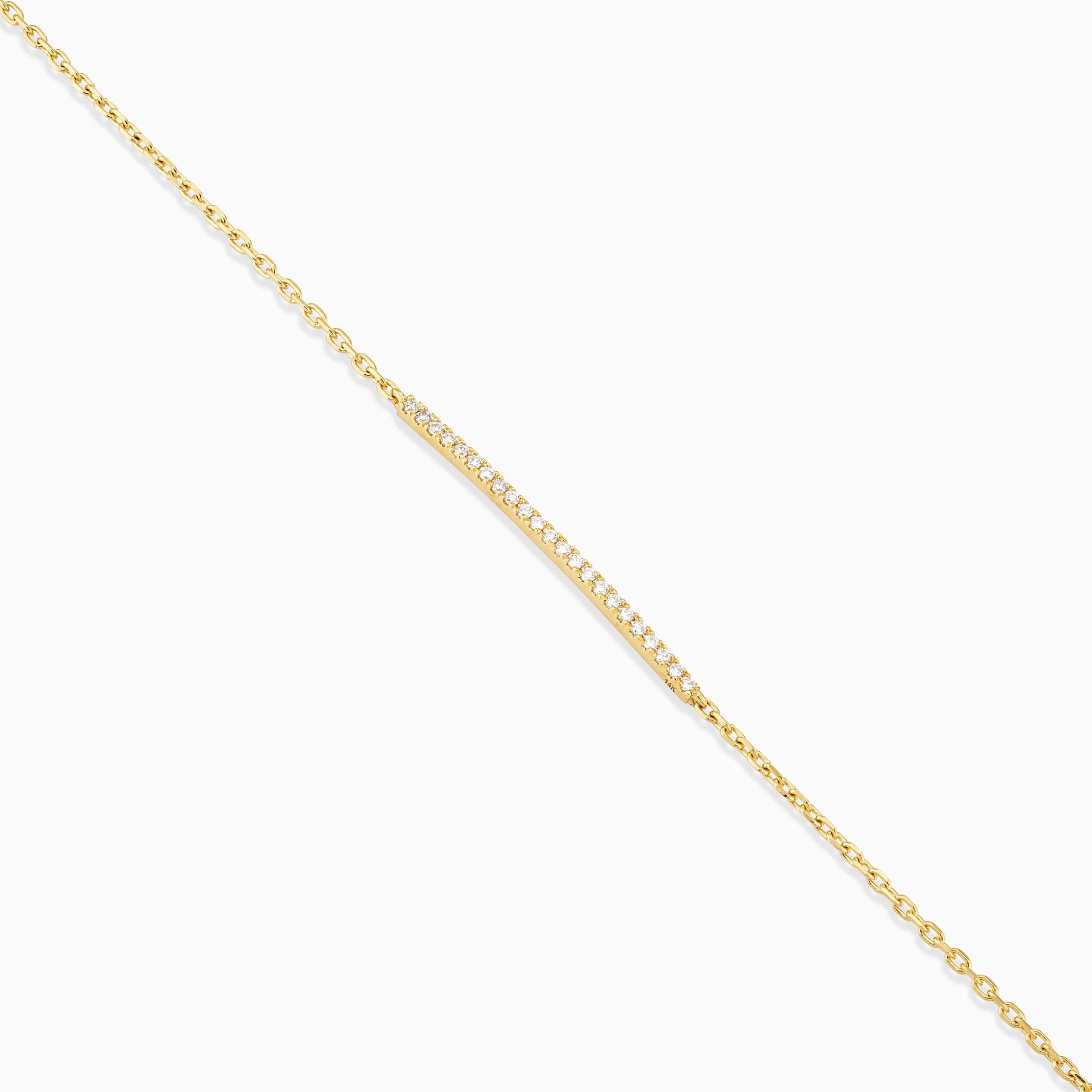 Brooklyn Bar Diamond Bracelet