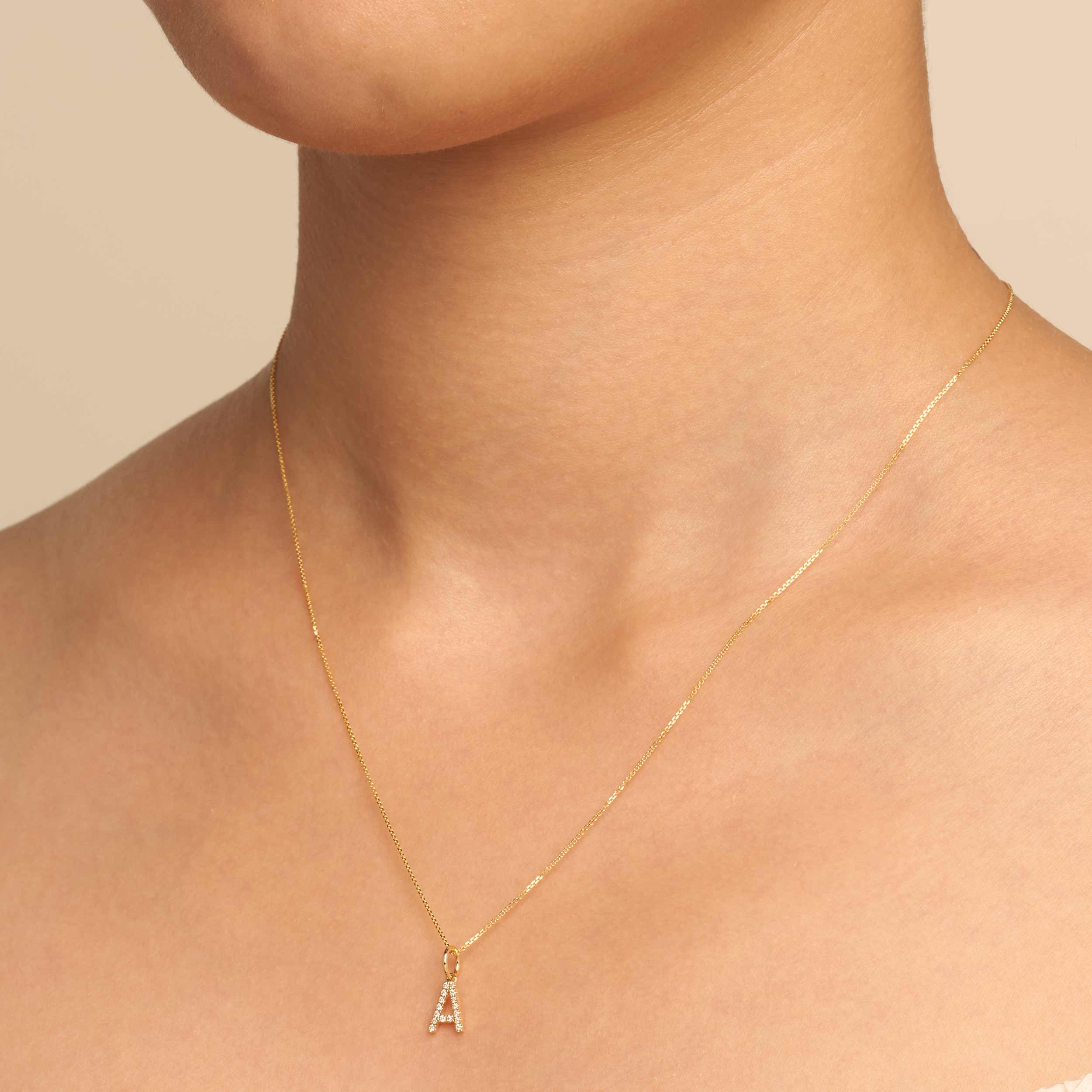 My Letter Diamond Pendant Charm