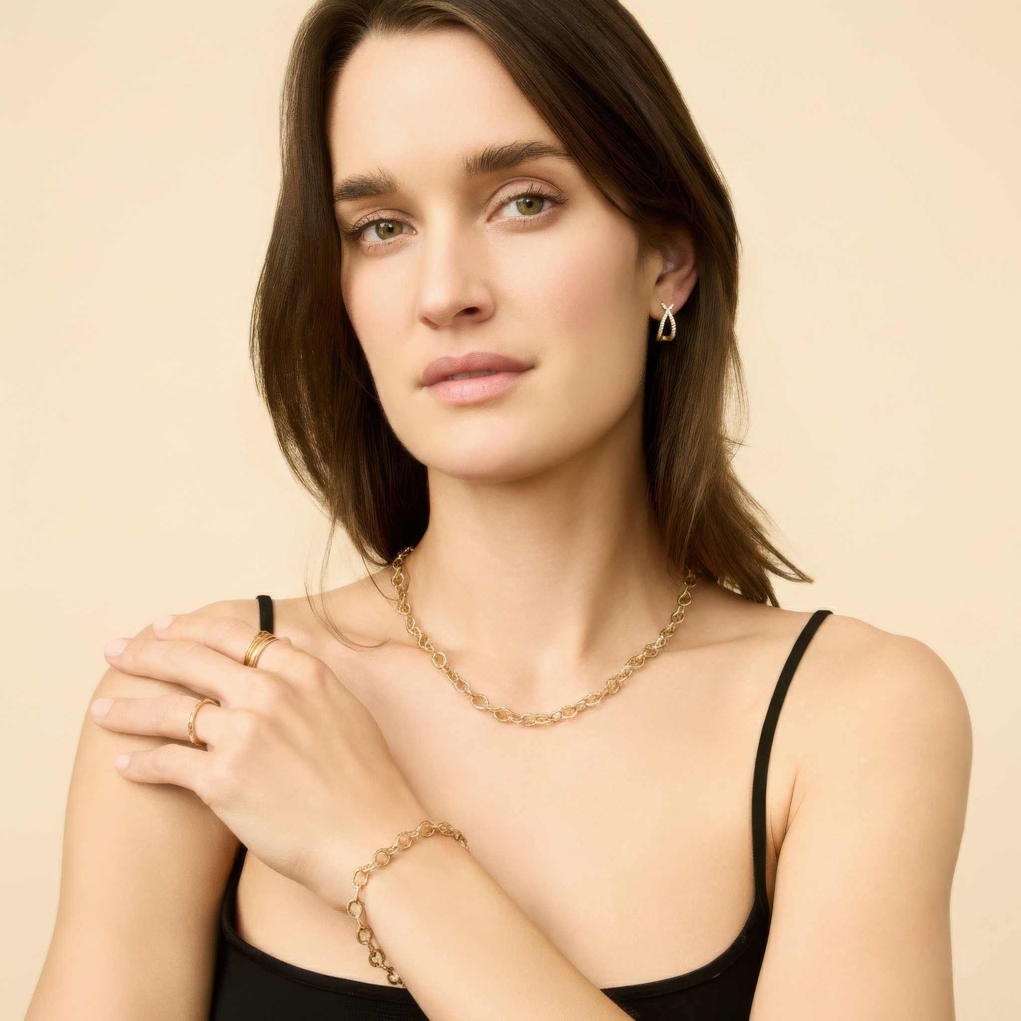 Kisses Diamond Drop Earrings