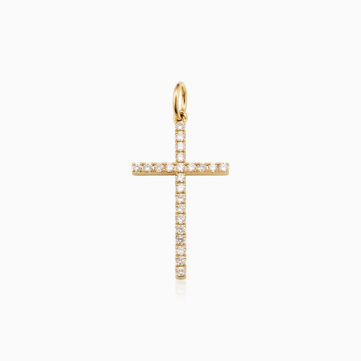 Faith Diamond Cross Medium Pendant Charm