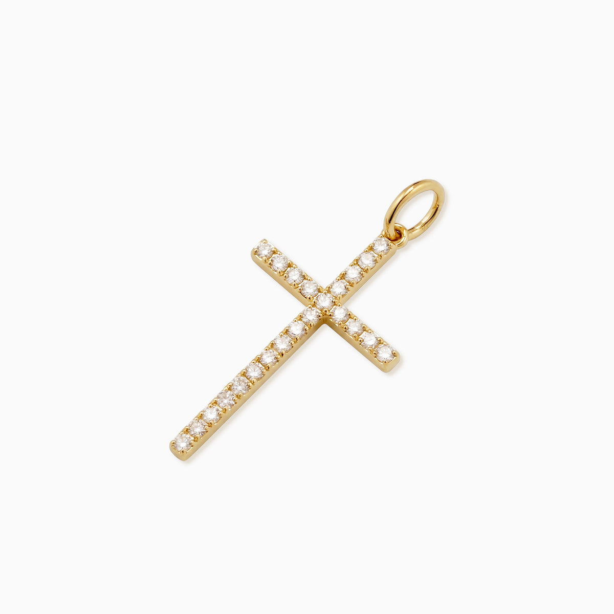 Faith Diamond Cross Medium Pendant Charm