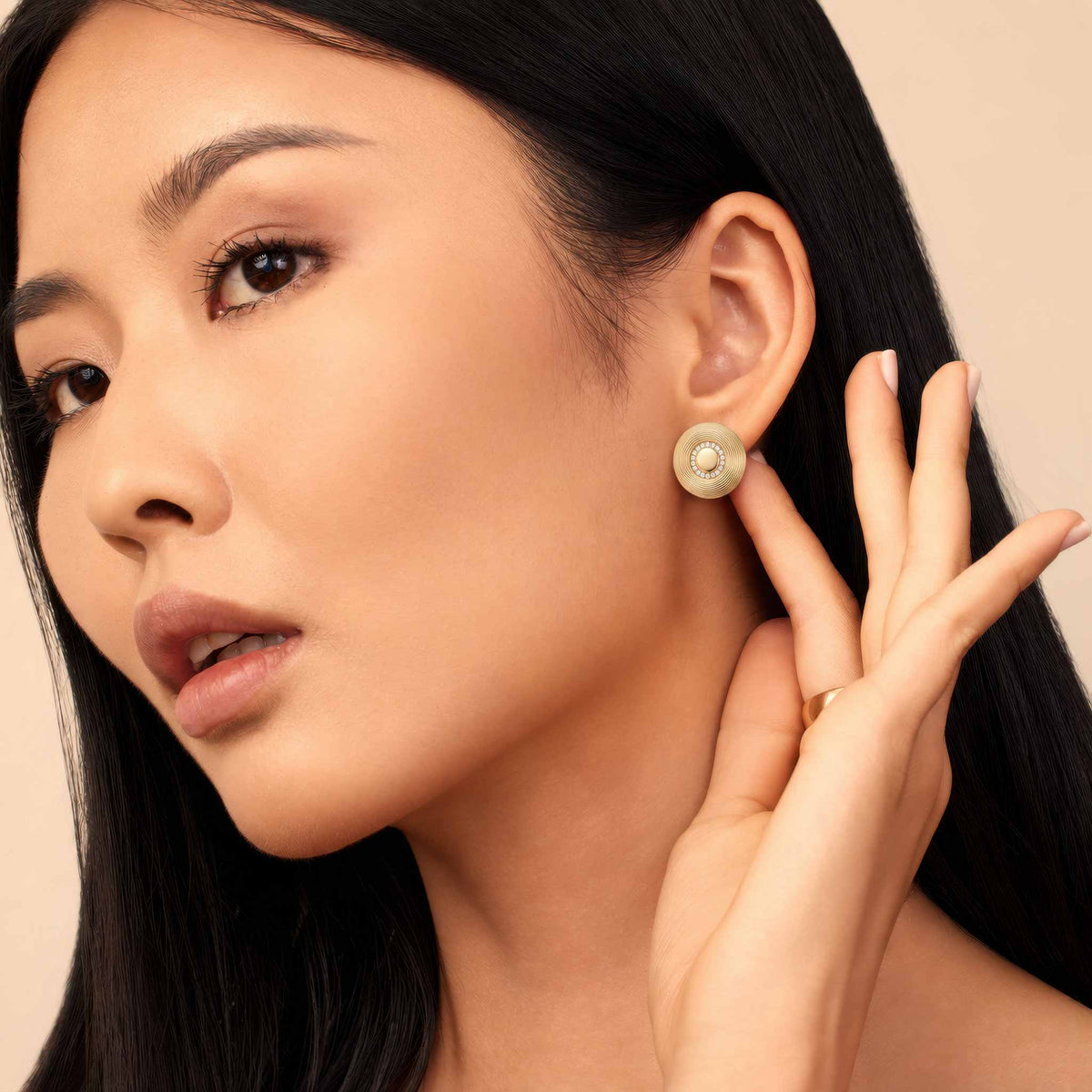 Renaissance Natural Diamond Round Studs