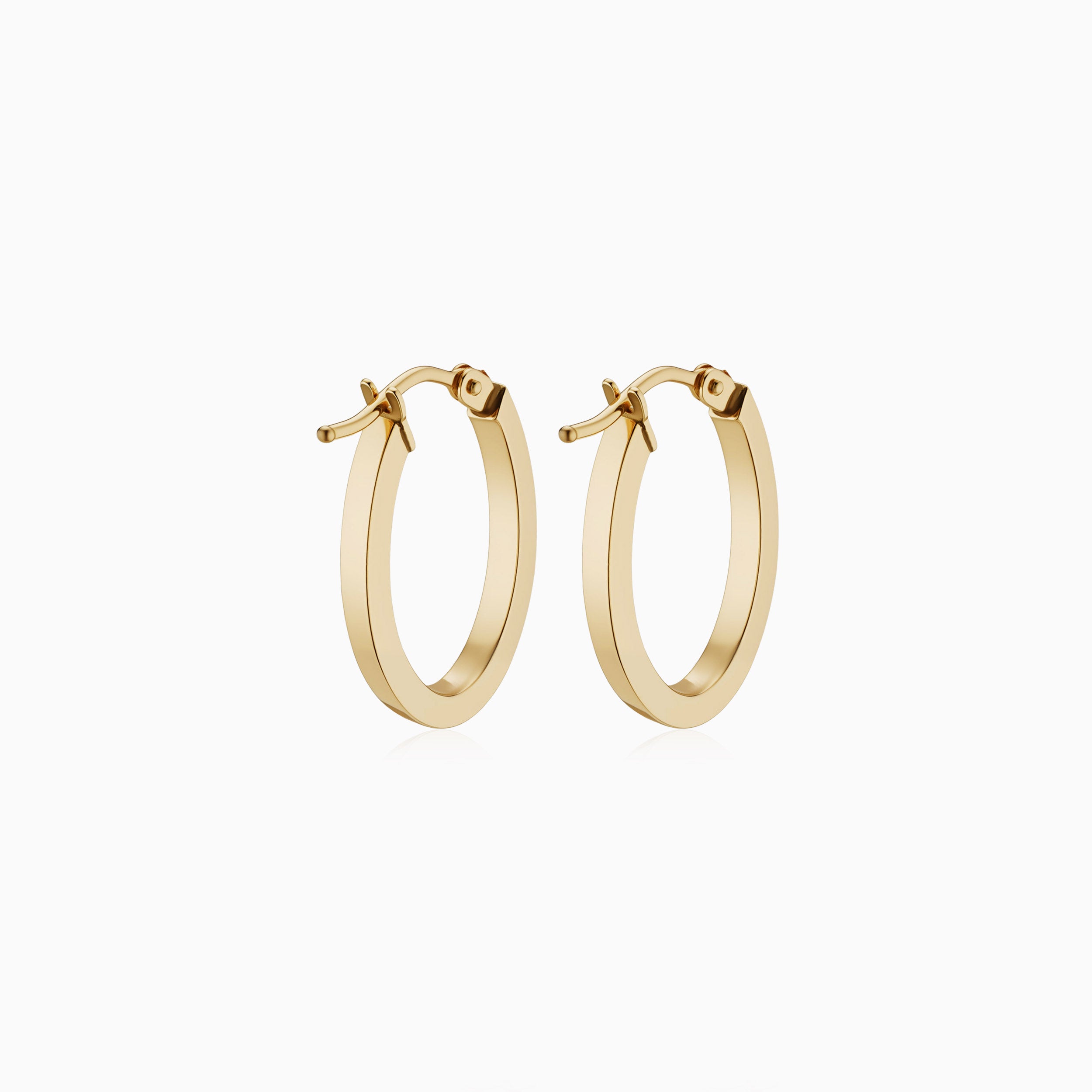 Little Darlings Oval Mini Hoops