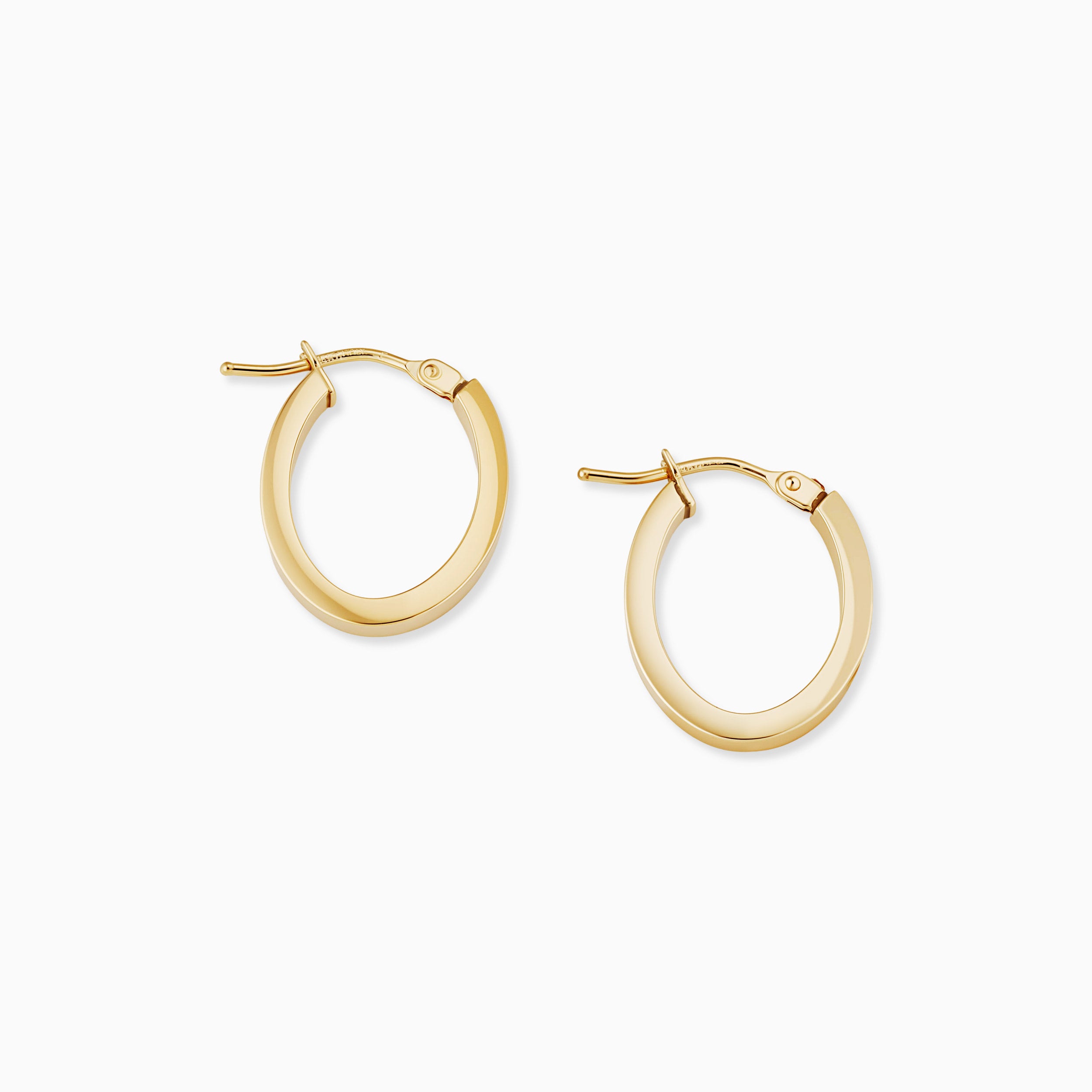 Little Darlings Oval Mini Hoops