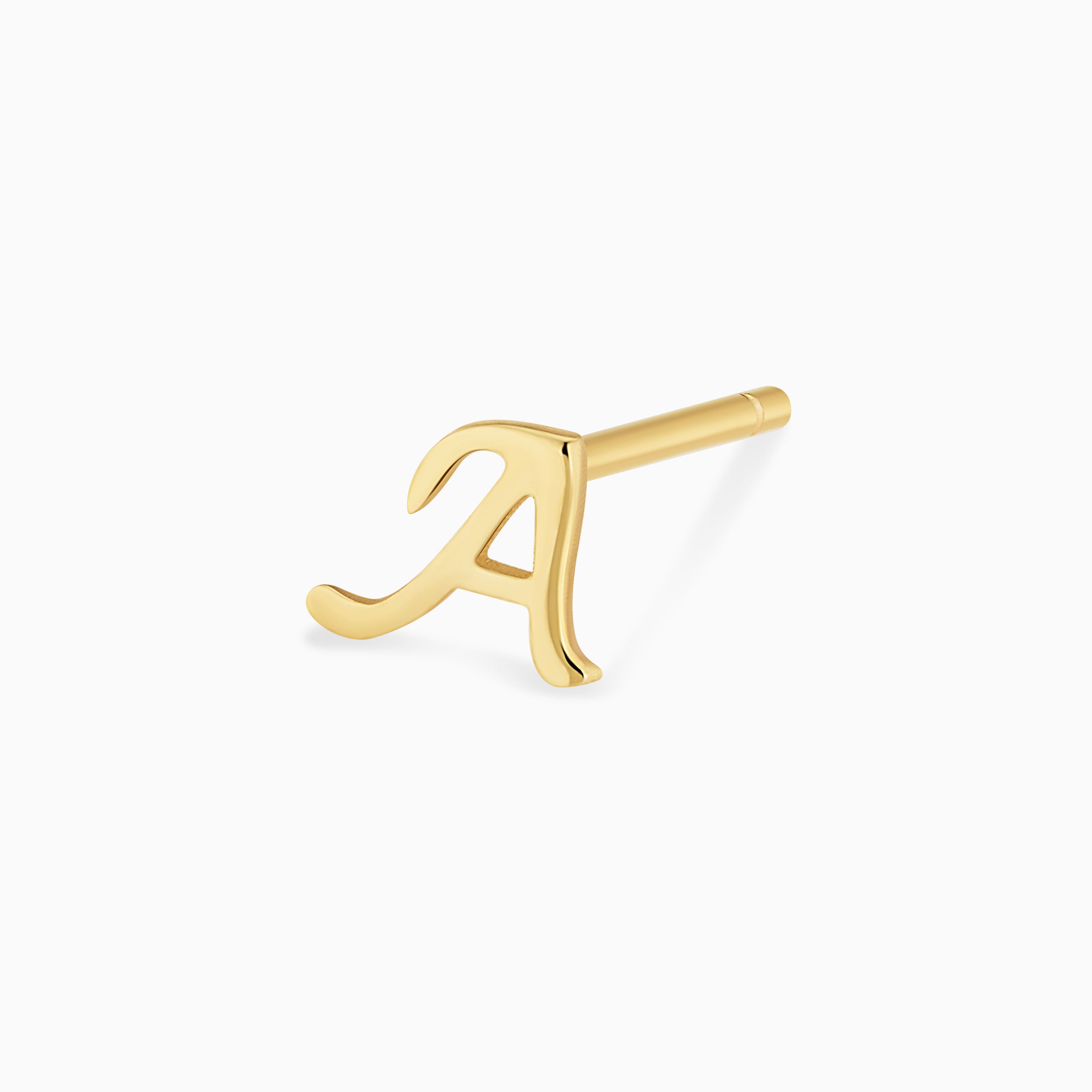 Love Letter Initial Single Stud
