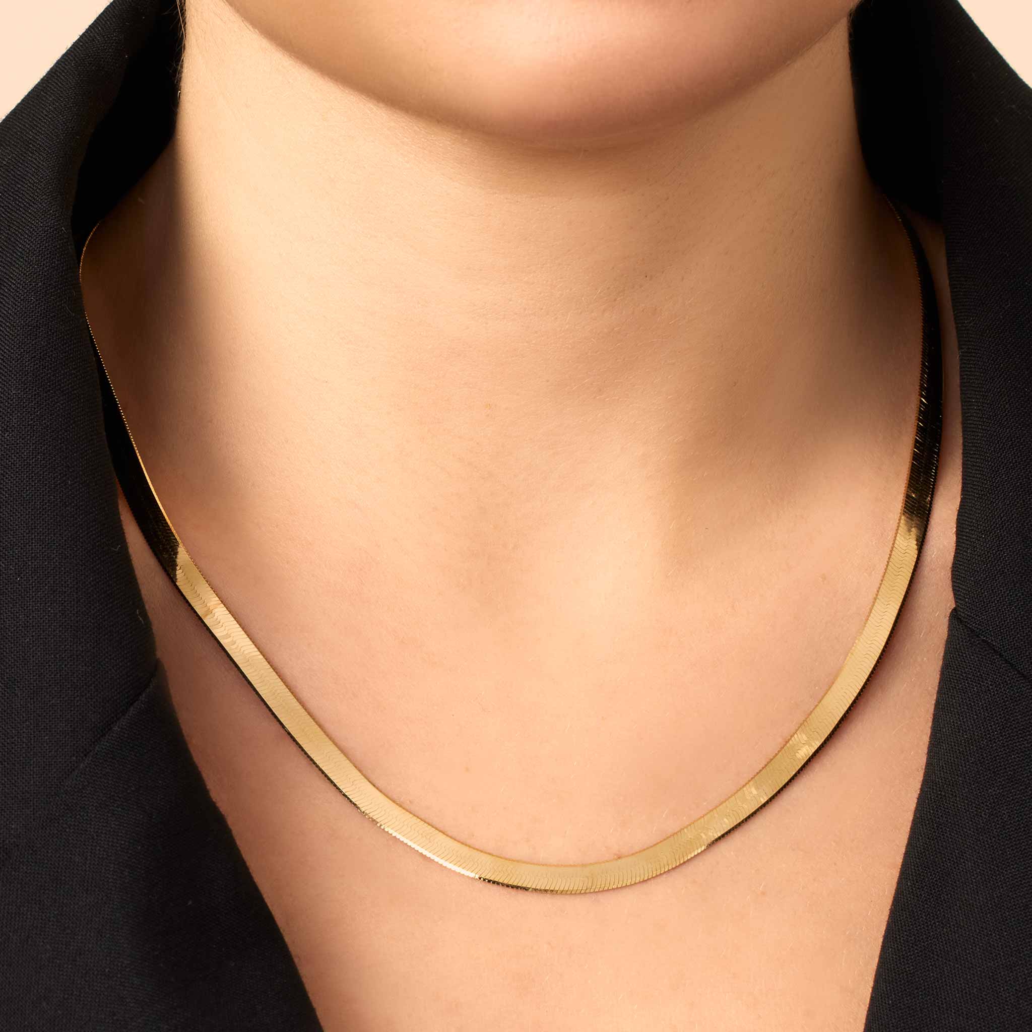 Park Avenue Herringbone Statement Necklace