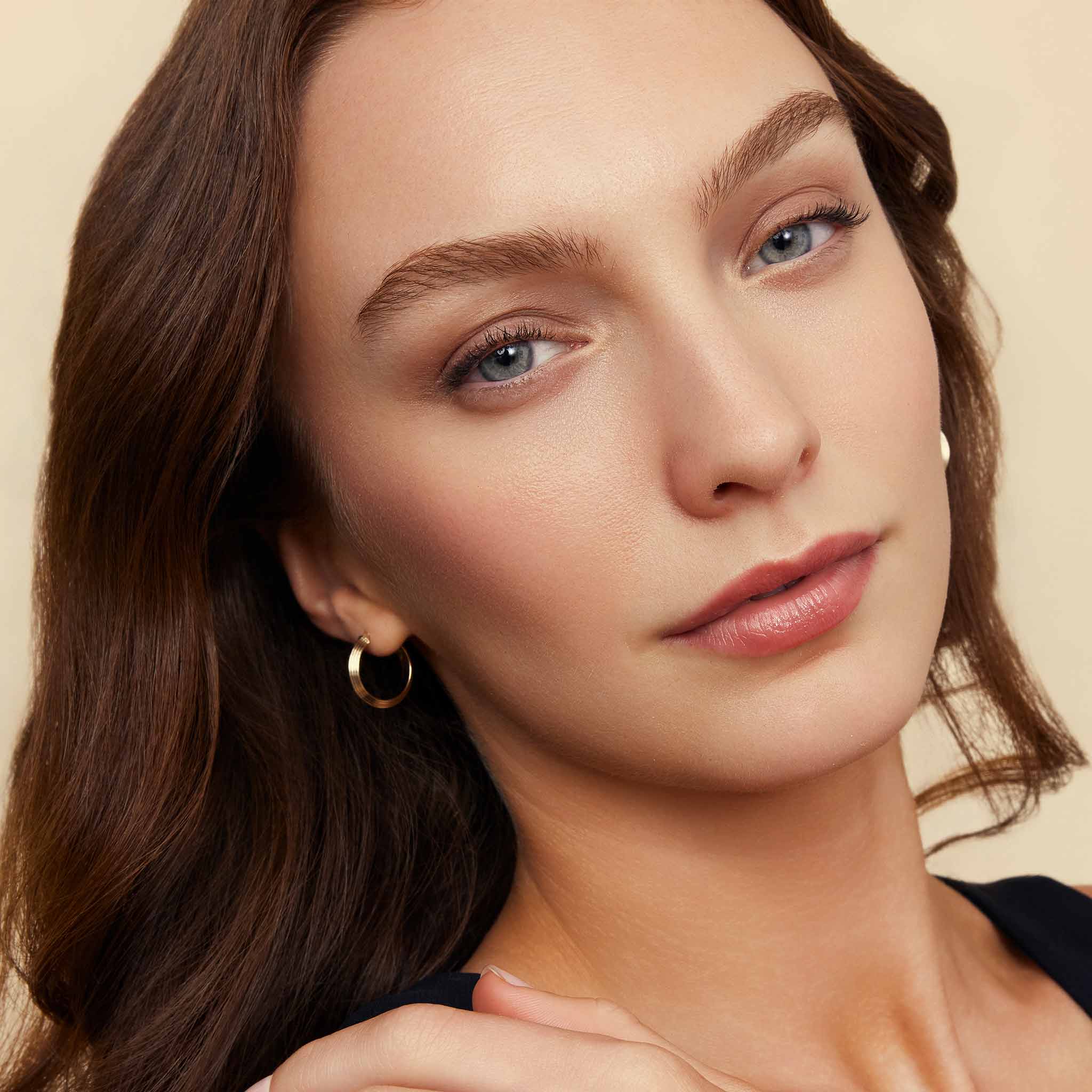 Knife Edge Midi Hoops