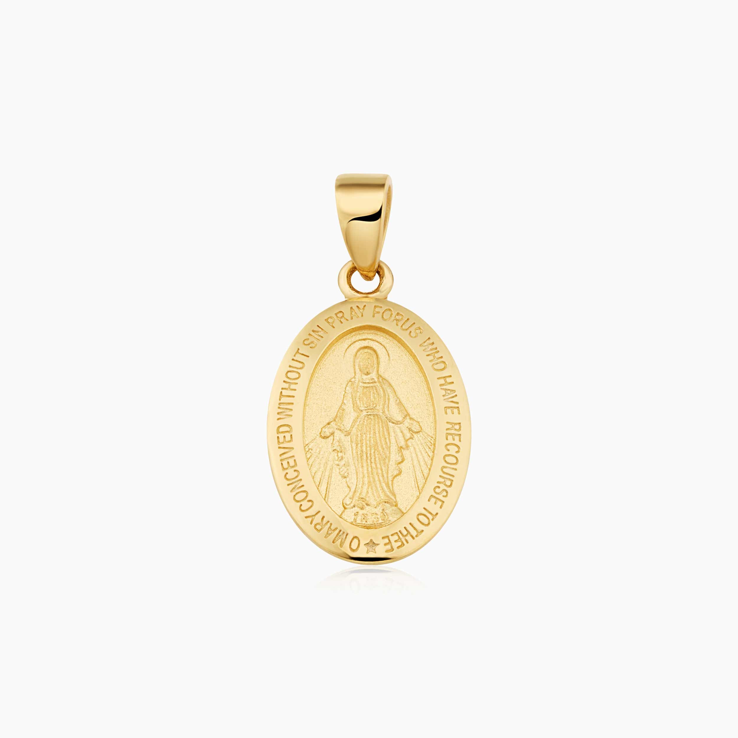 Miraculous Medal Pendant Charm
