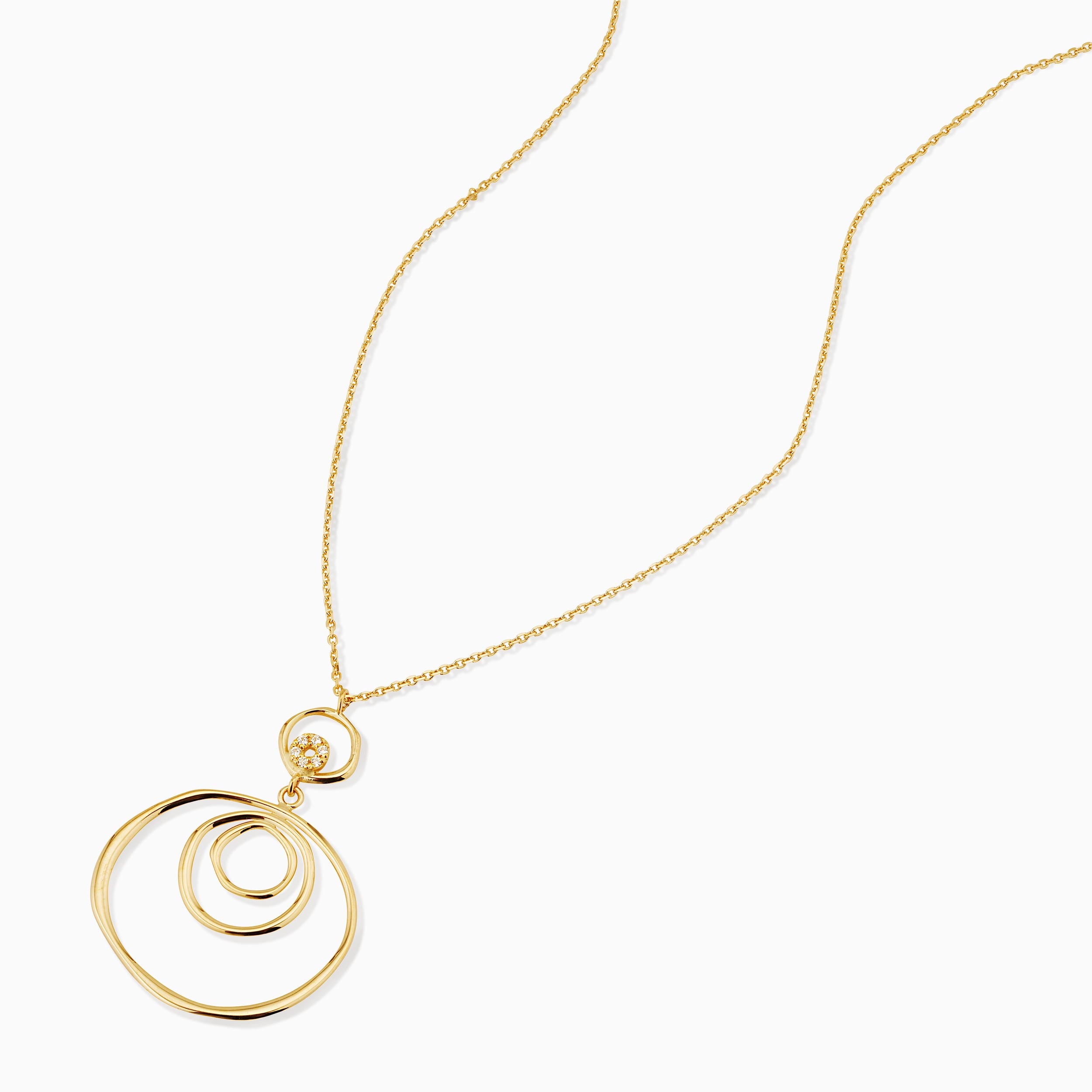 Inner Circle Drop Necklace