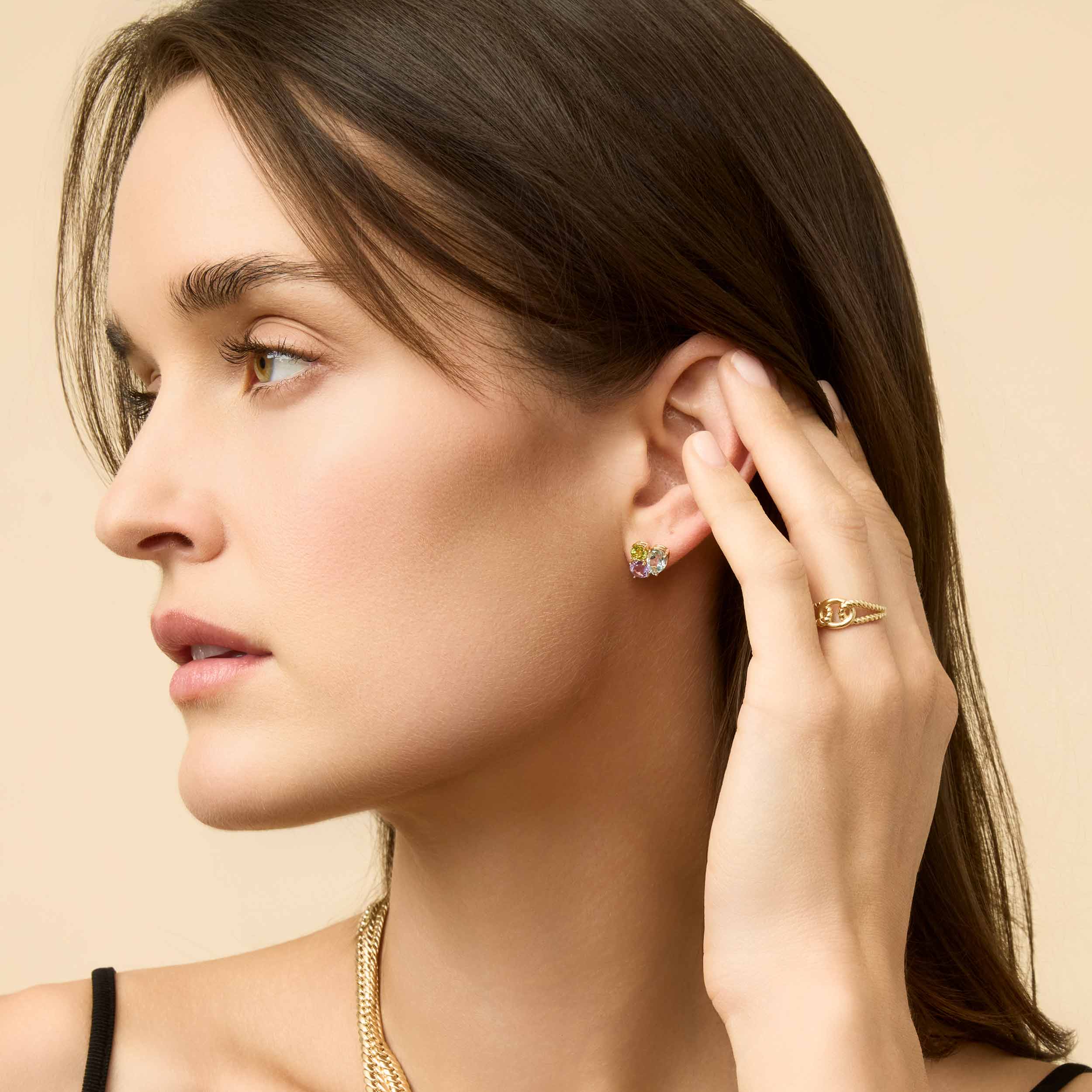 Triple Cluster Studs