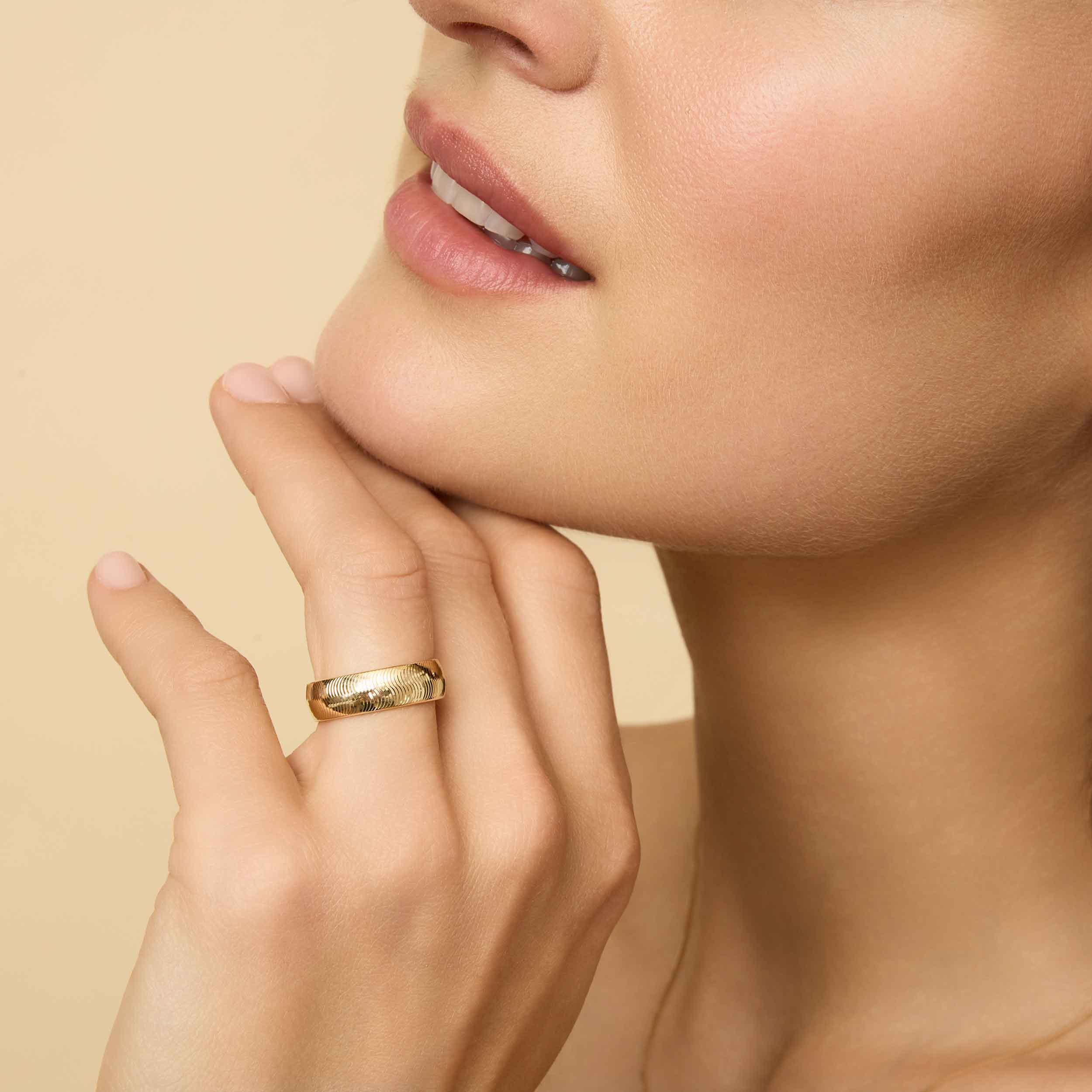 Forever Band II Statement Ring