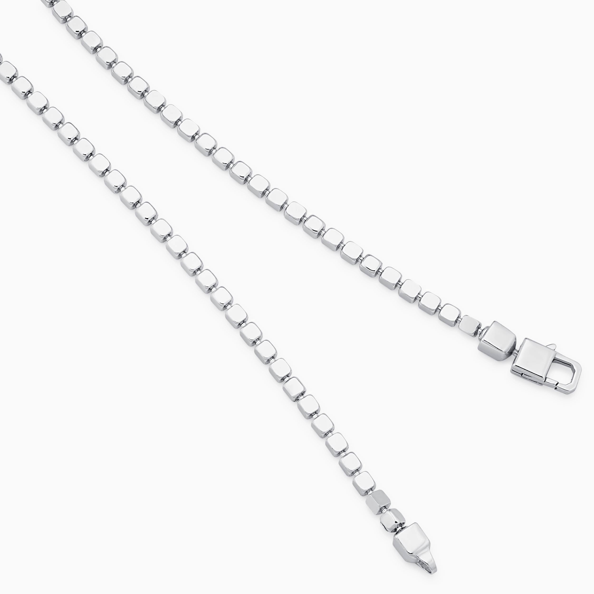 Modern Cube Link Necklace