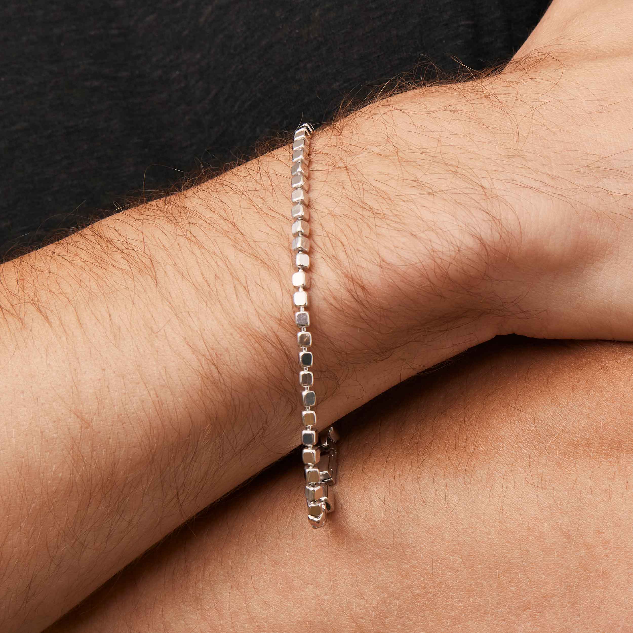 Modern Cube Link Bracelet
