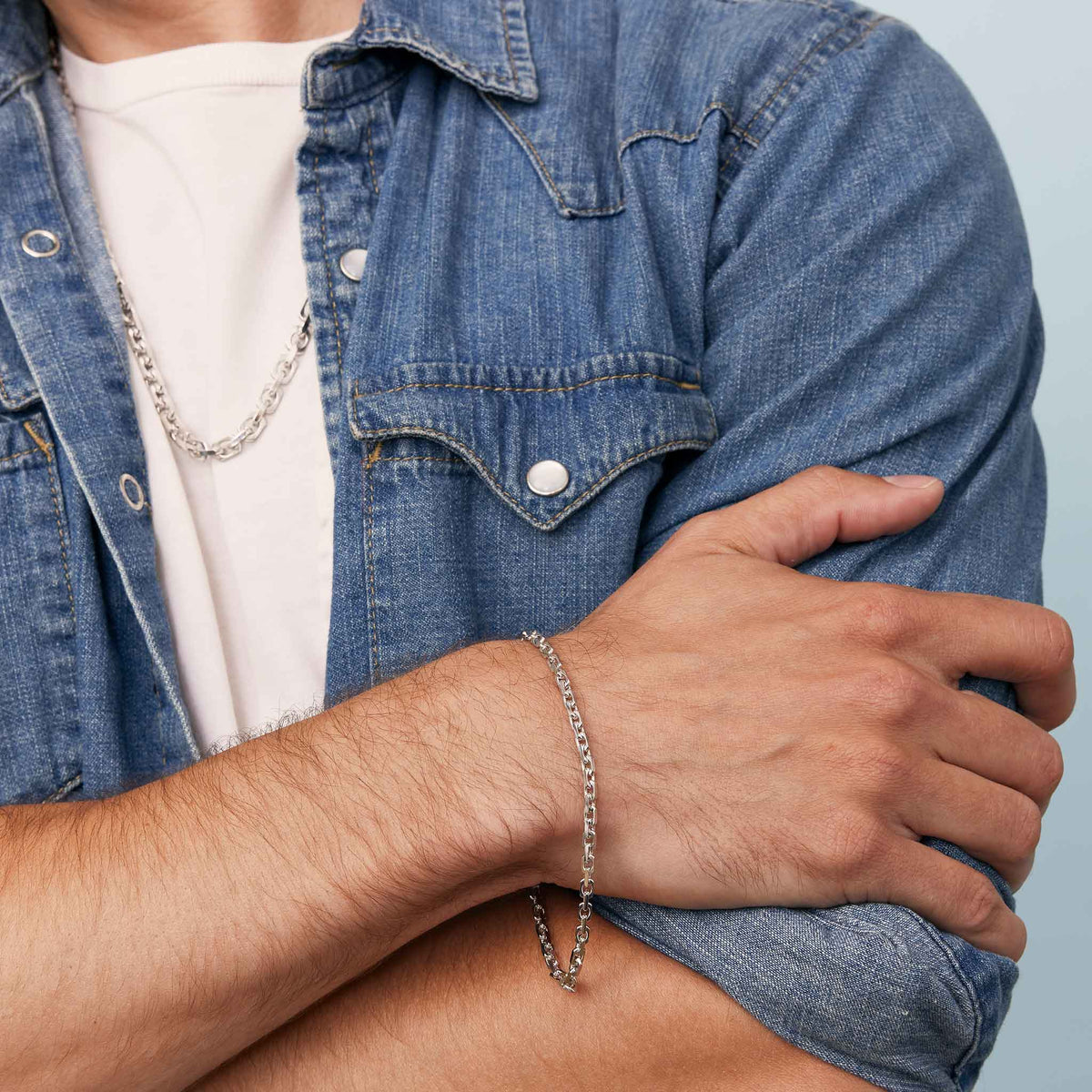 Captain Link Layering Bracelet