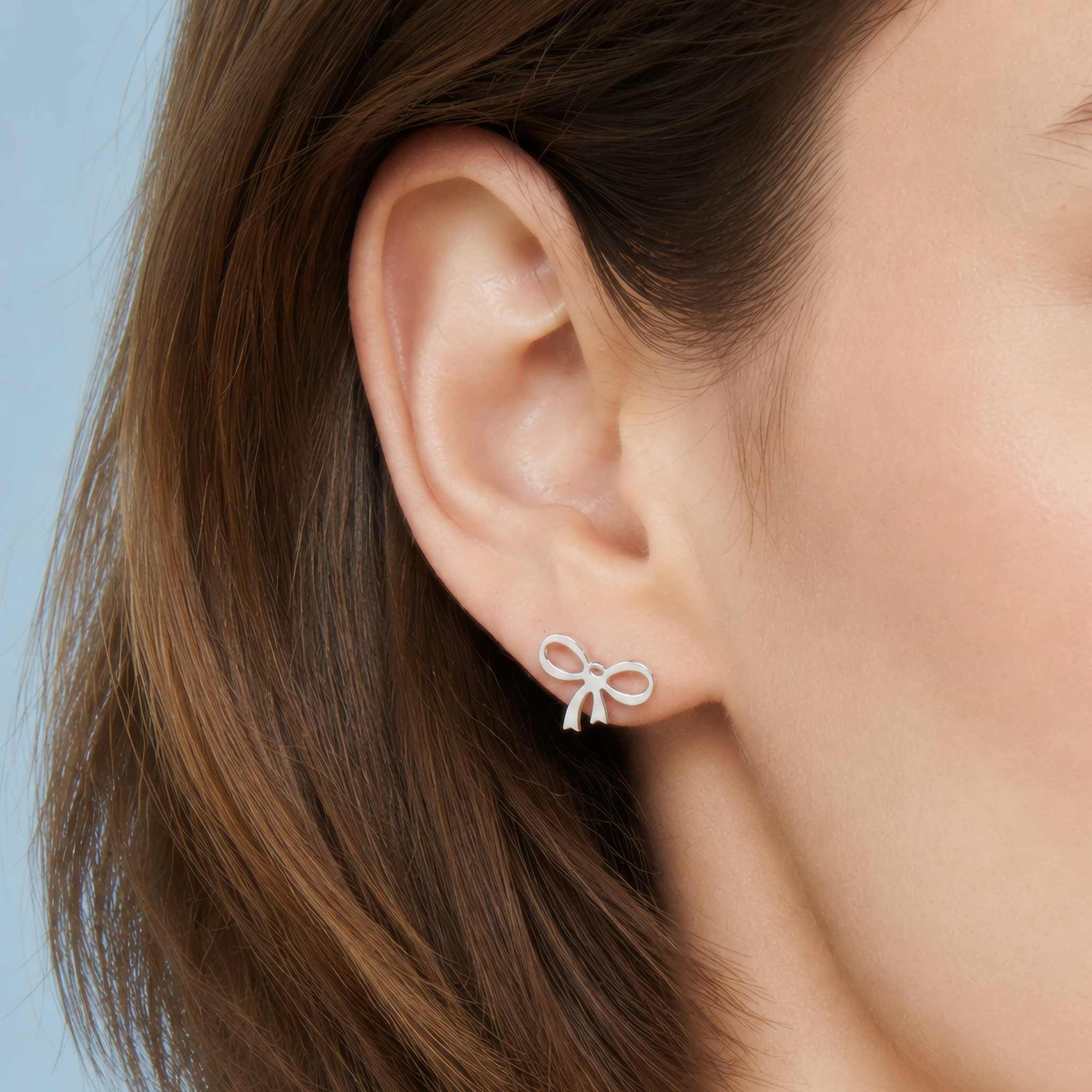 Wrap Me Up Bow Studs
