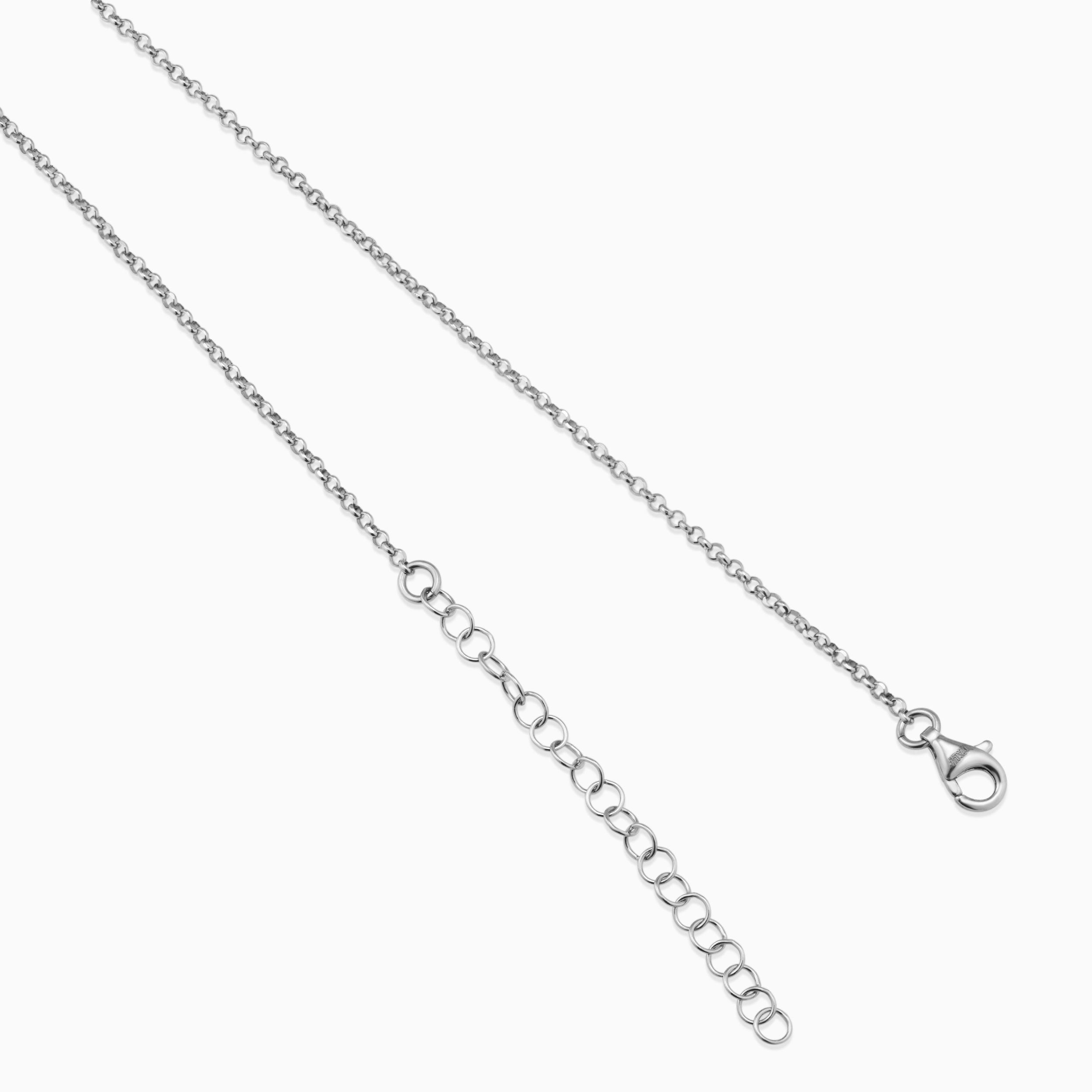 Cufflink Pendant Necklace