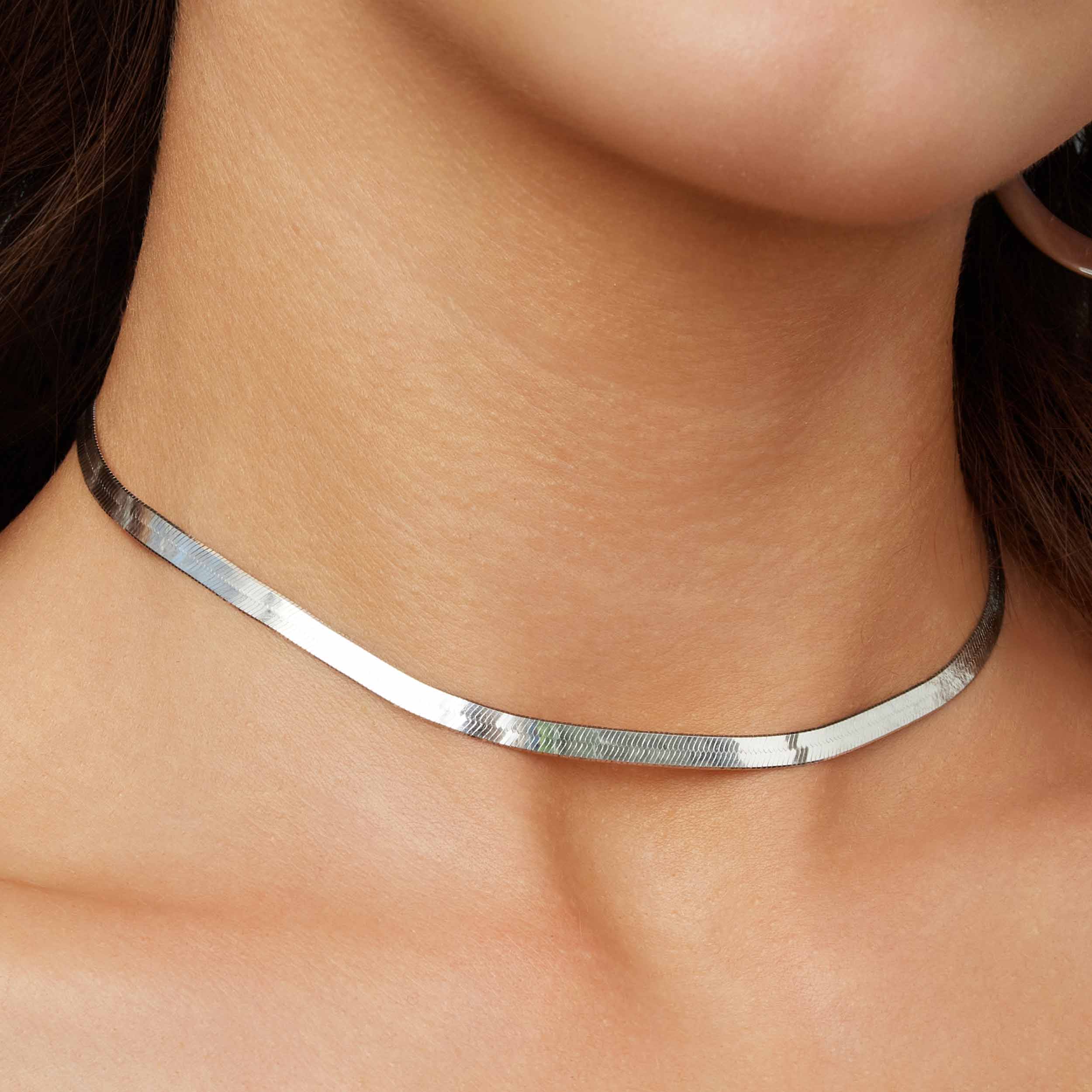 Mirage Herringbone Choker