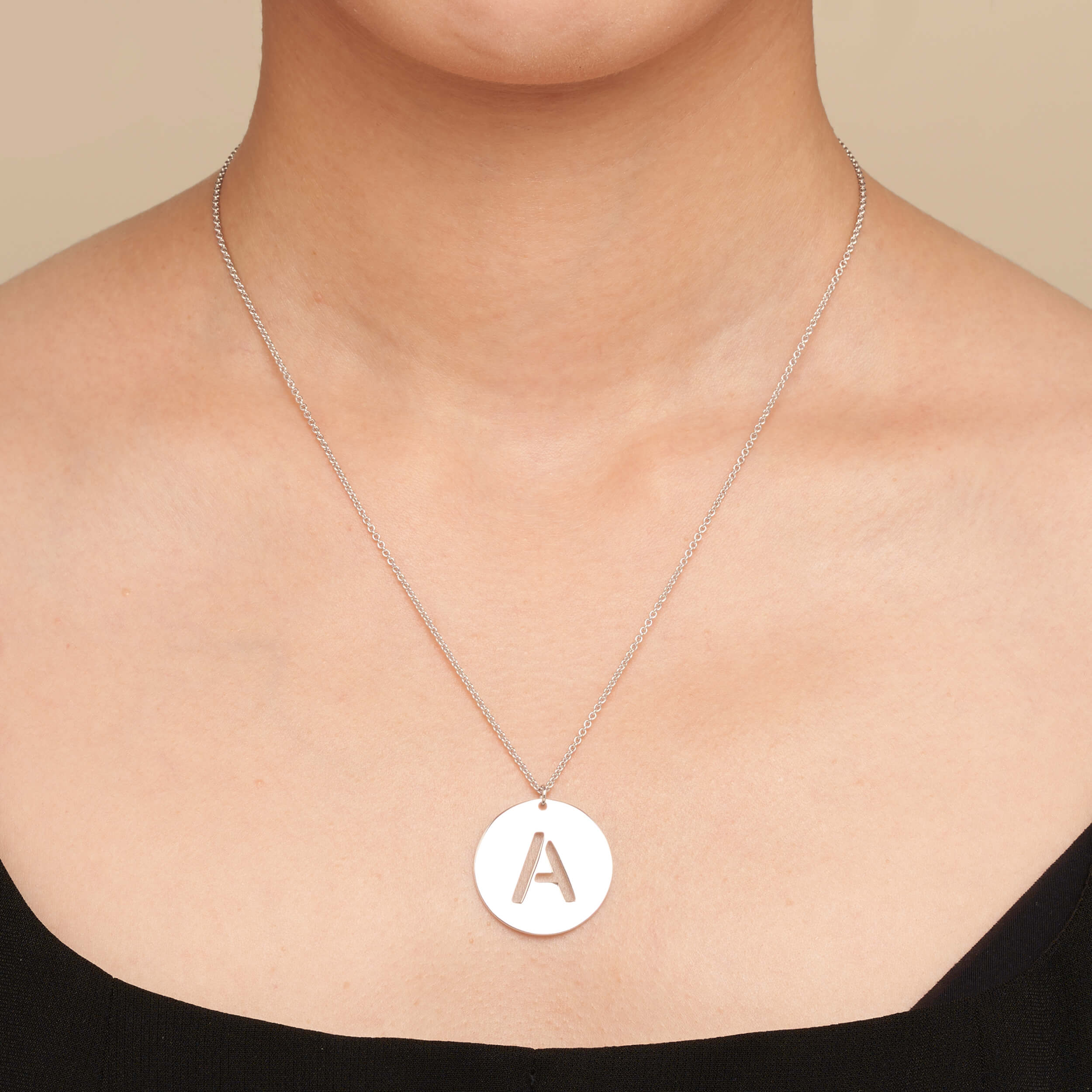 Say My Name Initial Pendant Necklace