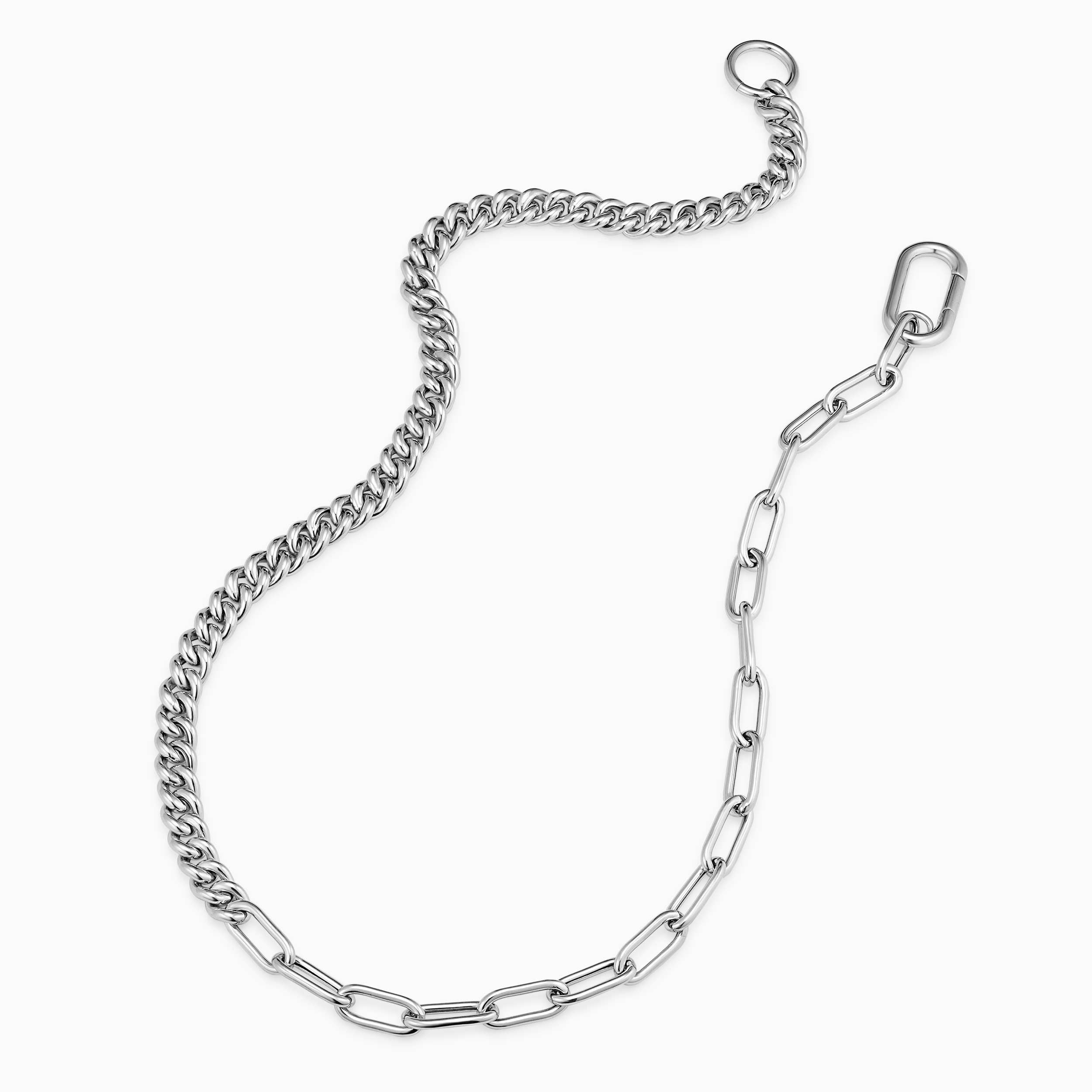 Curb Clip Link Connector Clasp Necklace