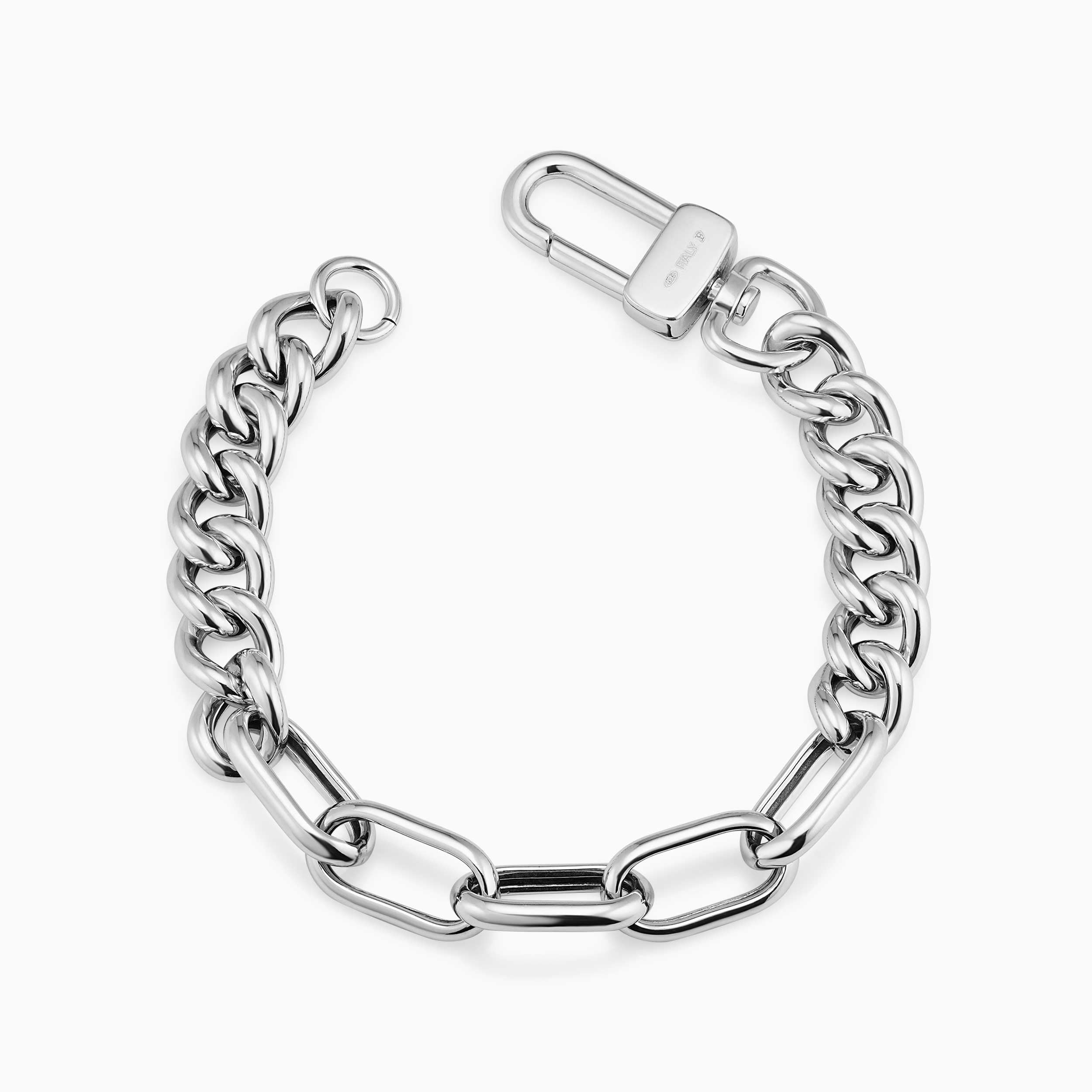 Curb Clip Link Connector Clasp Bracelet