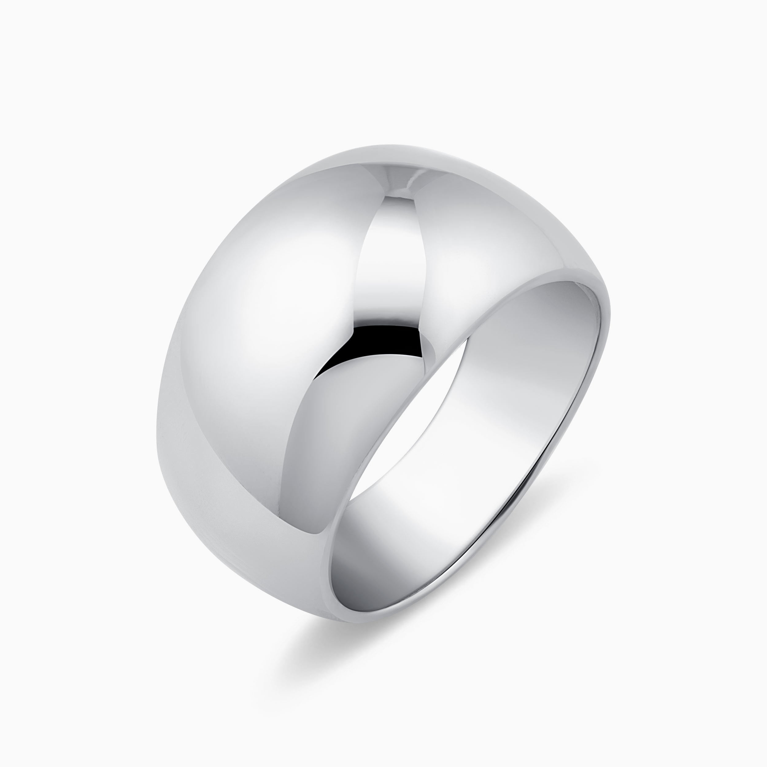 Bold Wide Band Dome Ring