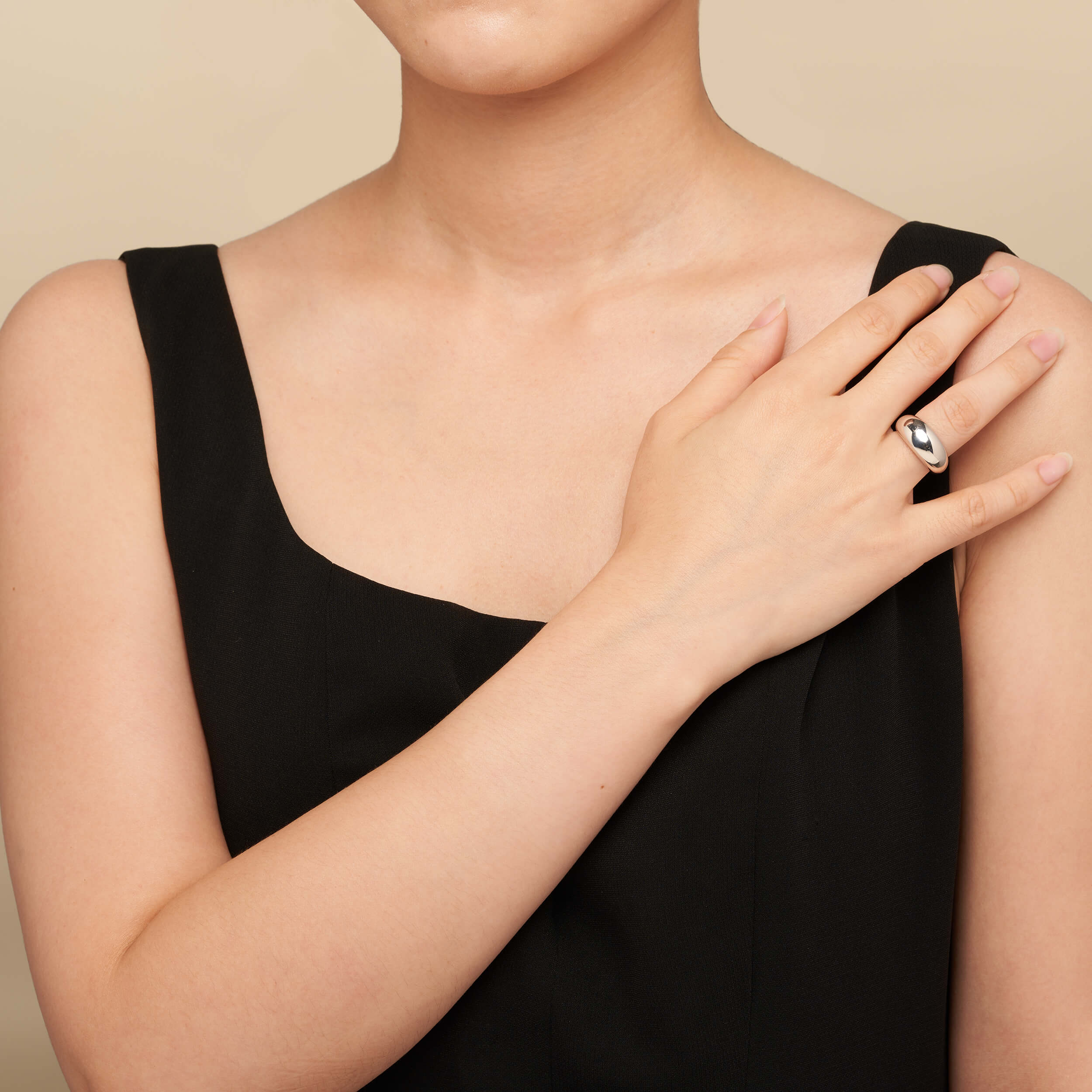 Bold High Polish Dome Band