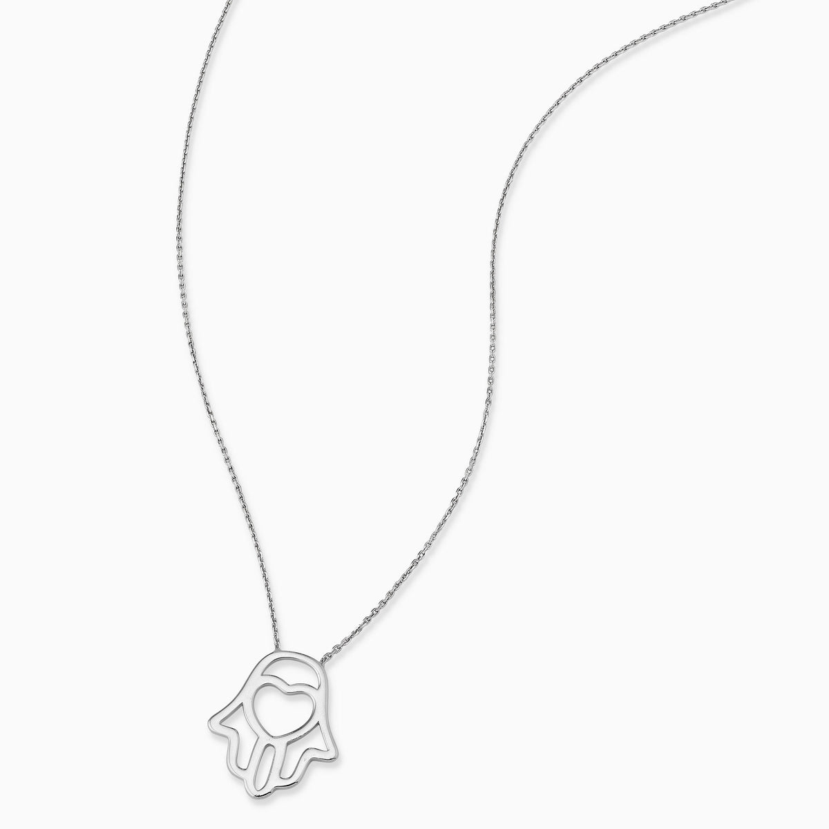 Love and Luck Hamsa Pendant Necklace