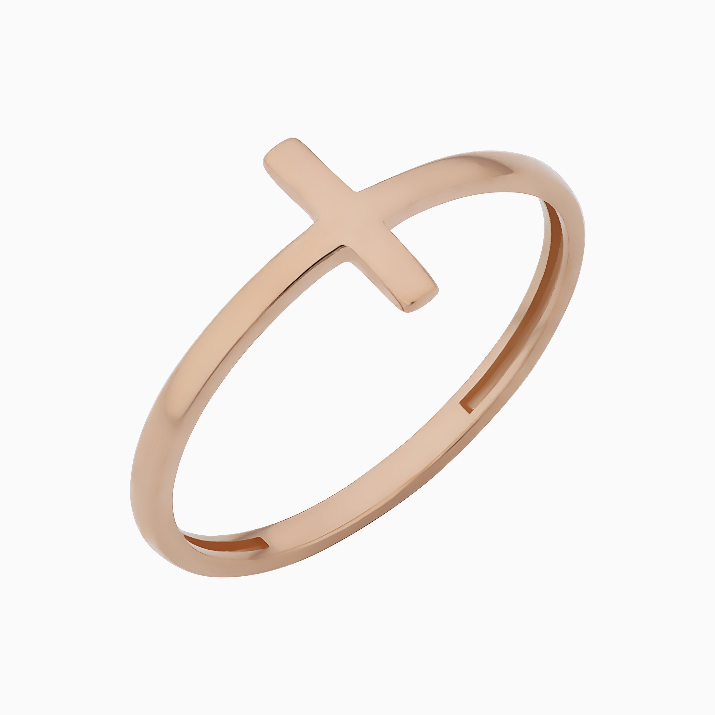 ローリーロドキン【PT950】プラチナ PRINCESS CROSS RING STAR FANCY PRINCESS CROSS RING / Silver / 18k Yellow Gold