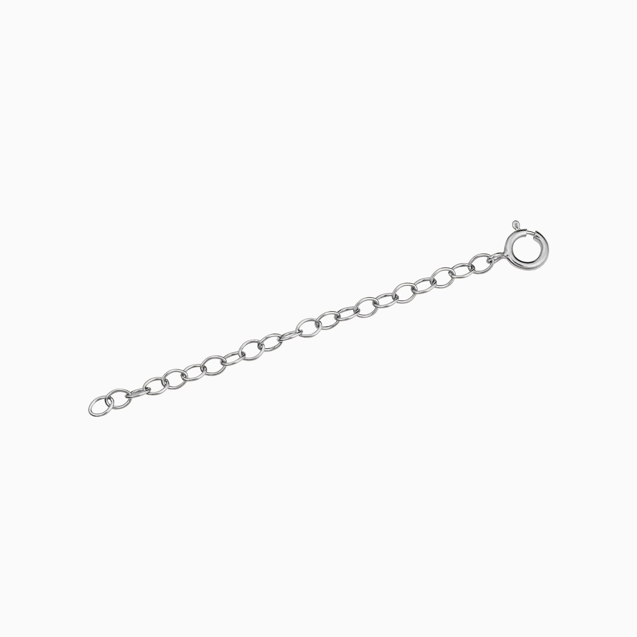 Solid Sterling Silver Cable Chain Extender - 2 (1 piece)