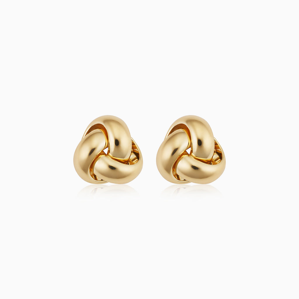 Knotted Love Studs