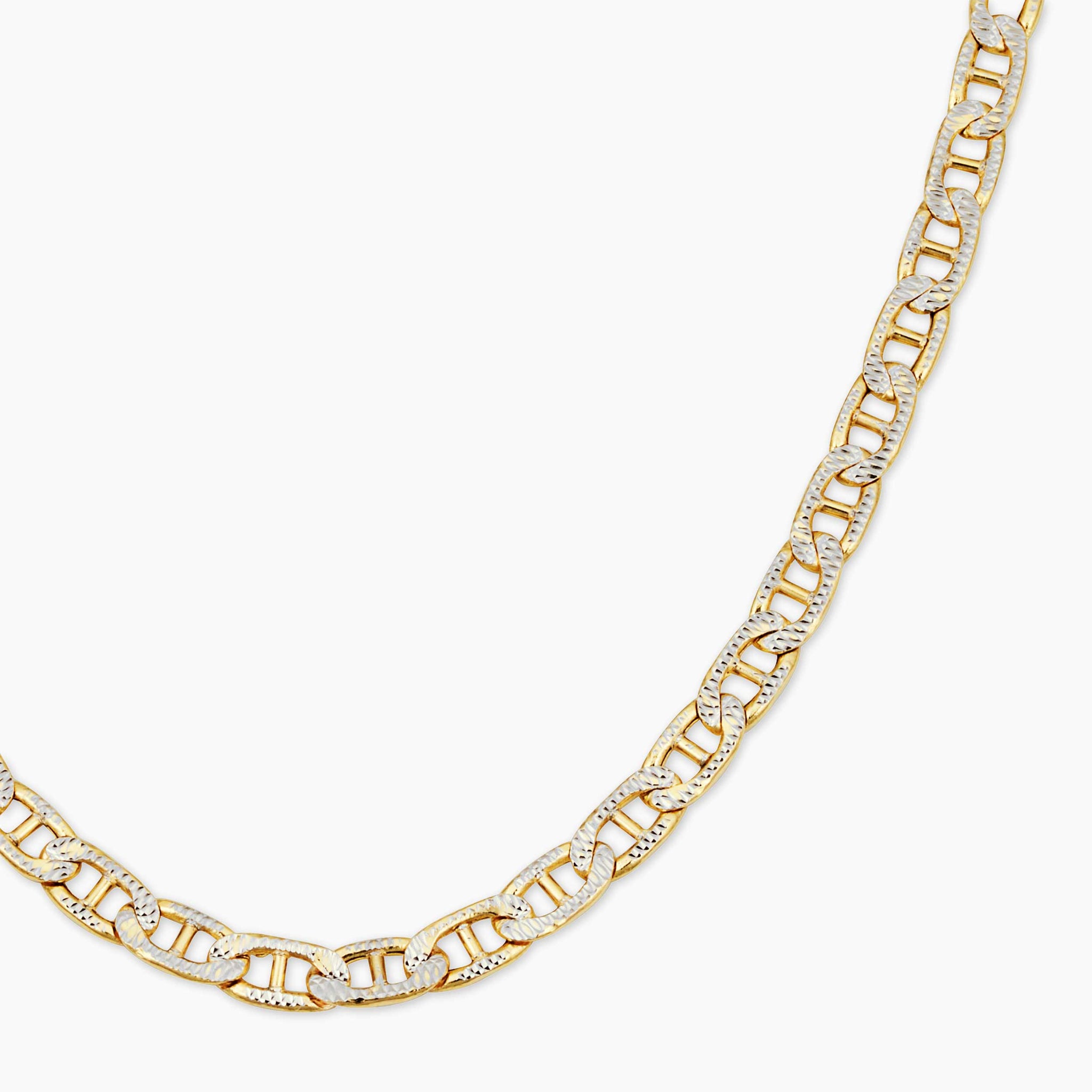 Roman Rope Necklace Yellow Gold / 14K Solid Gold / 16 | Real Gold Jewelry by Oradina