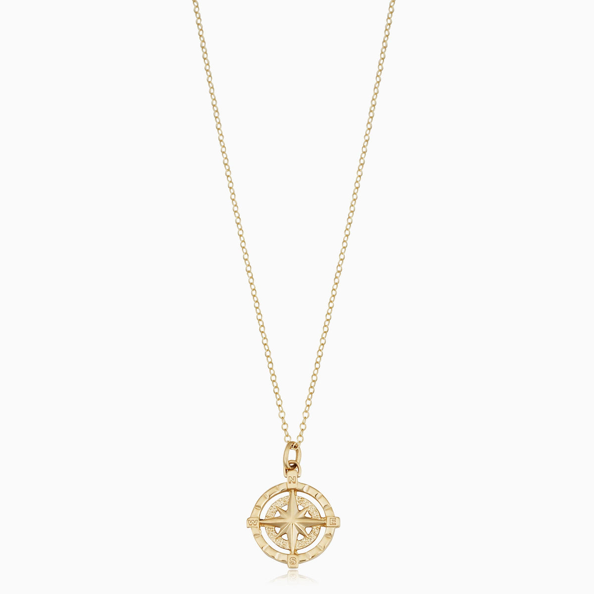 Compass Rose Gold Compass Jewelry Compass Rose Pendant Necklace