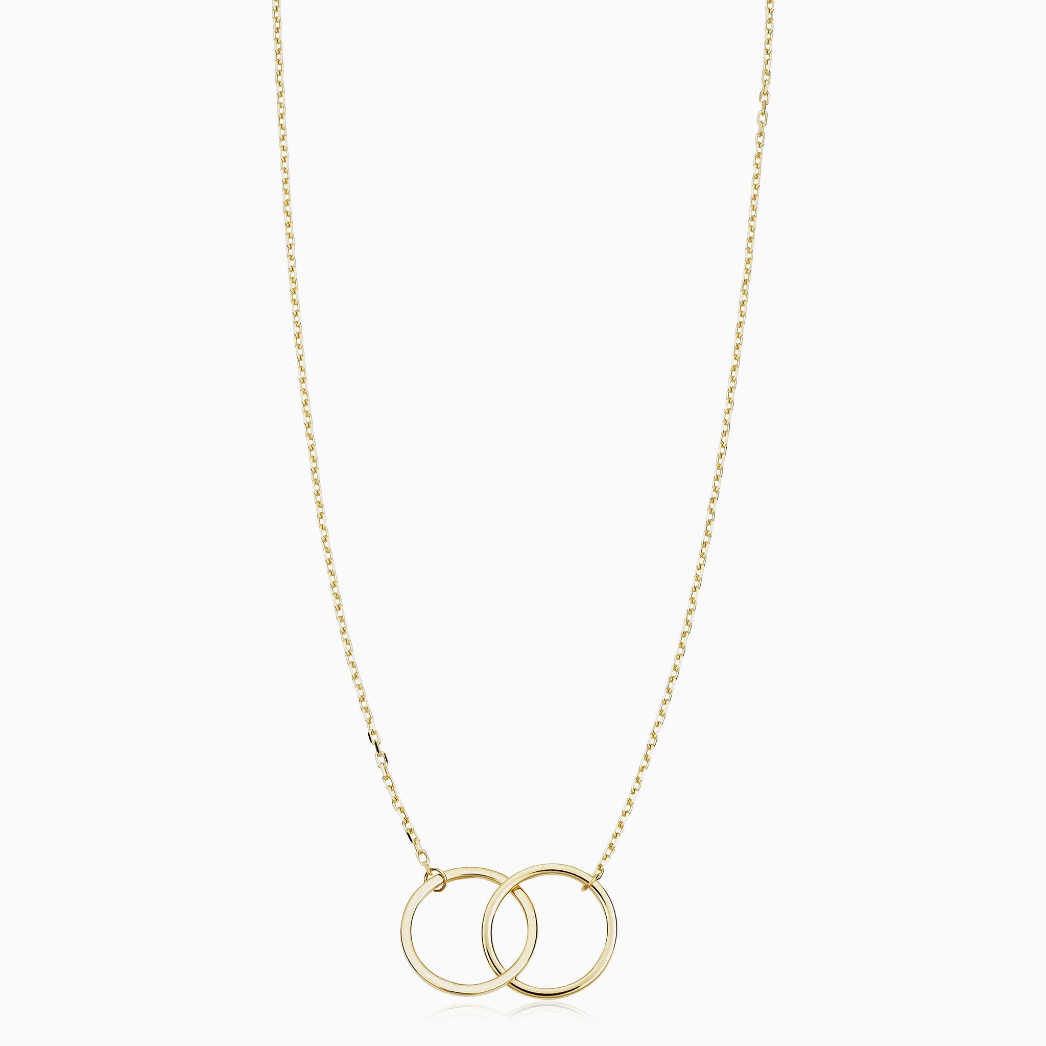 Small double Silver Circle Necklace – Alison Lush Jewellery