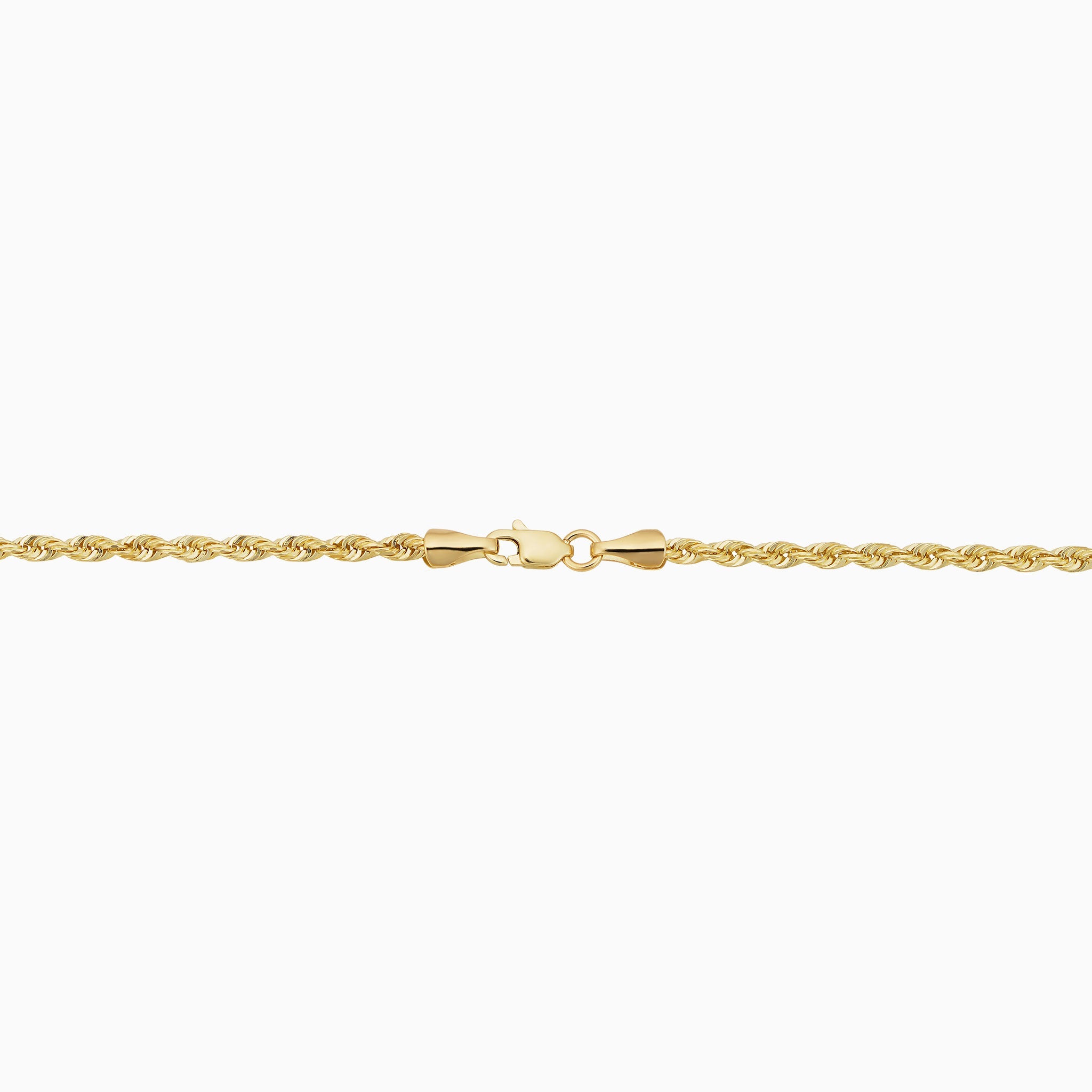 Roman Rope Necklace Yellow Gold / 14K Solid Gold / 16 | Real Gold Jewelry by Oradina