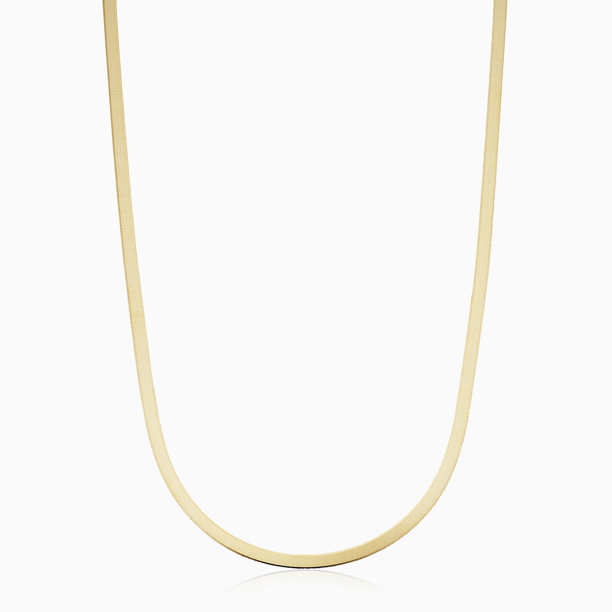 Piercing pagoda store herringbone necklace