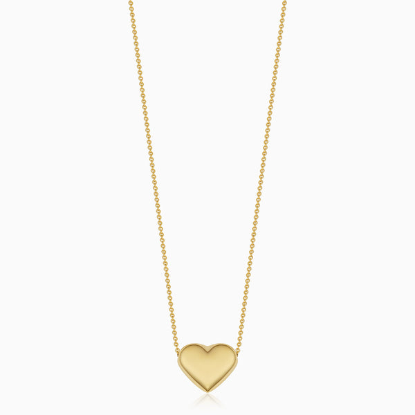 Heart of Gold Pendant Necklace