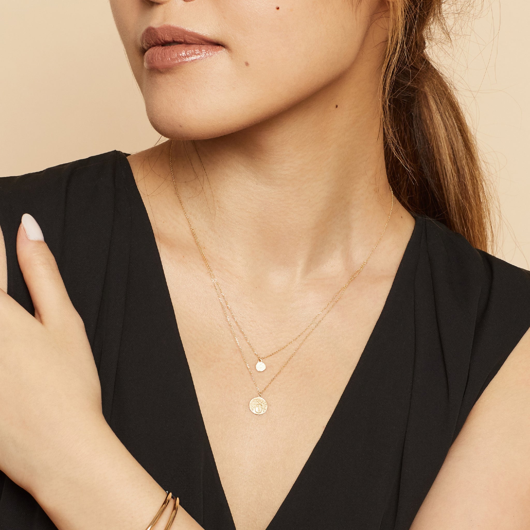 Greek Silver Necklace With Blue Opal Pendant 13x12mm | Sirioti Jewelry