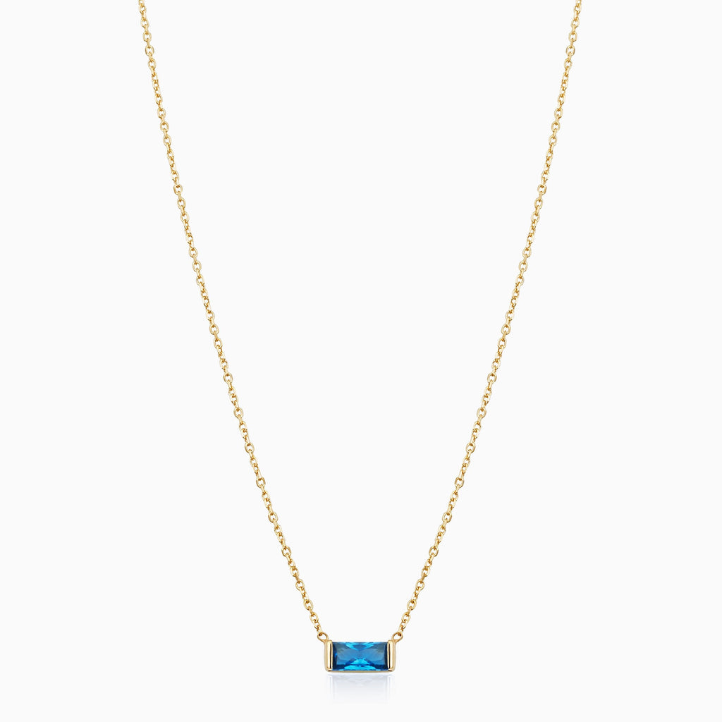 Fresco Baguette Pendant Necklace – Oradina