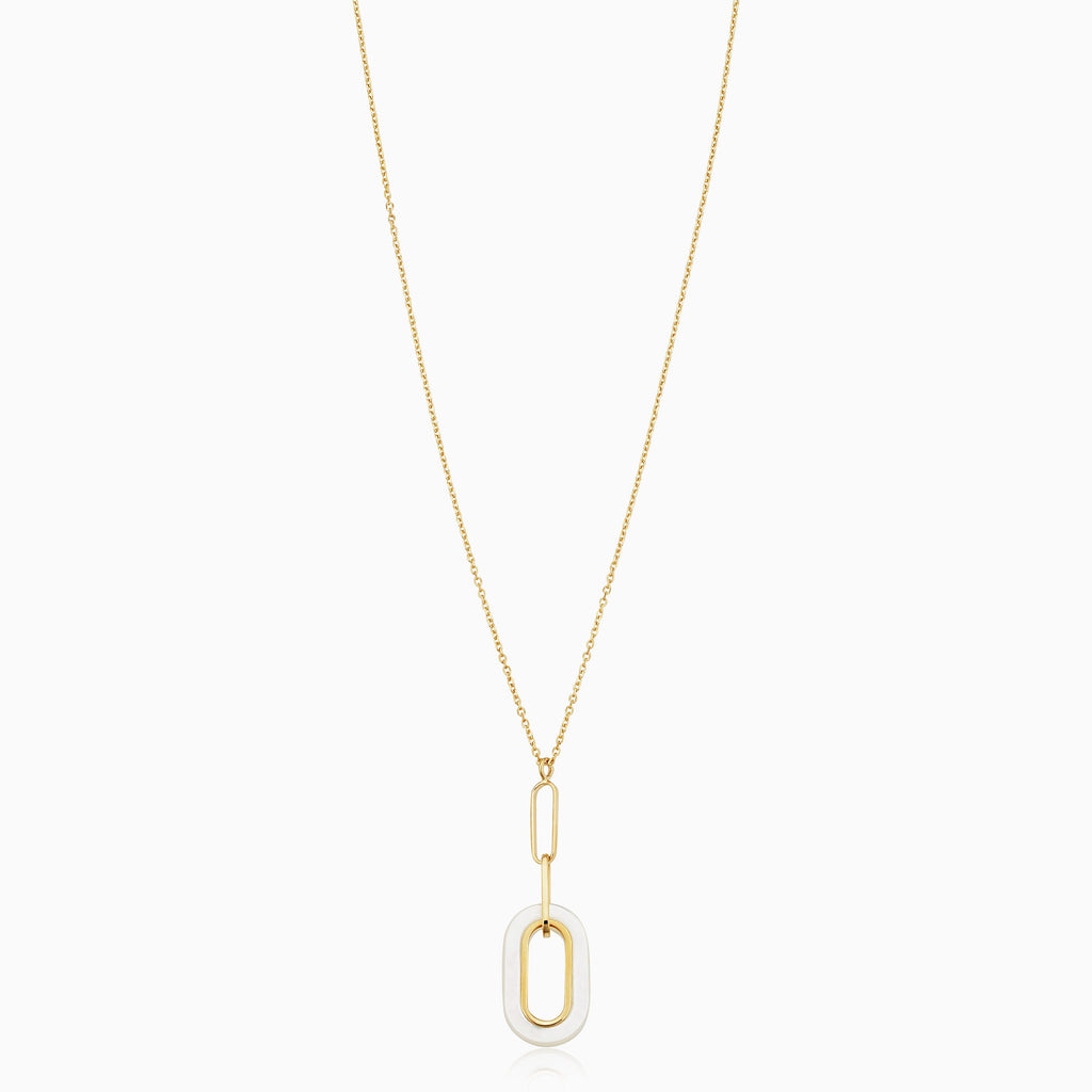 Paris Link Pendant Necklace